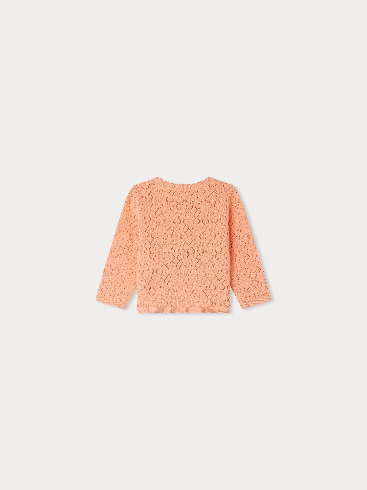 Baby Girls Apricot Cotton Cardigan