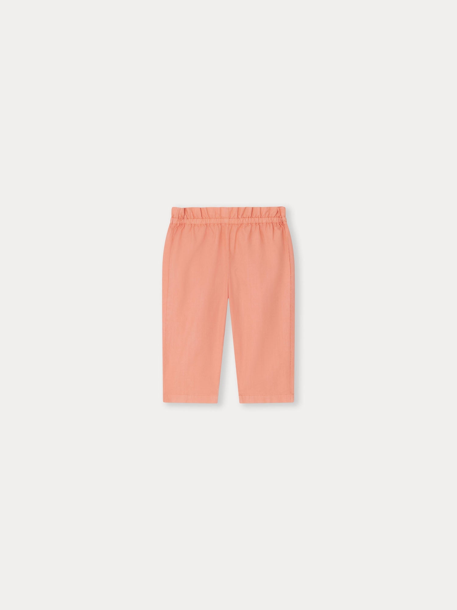 Baby Boys & Girls Pink Cotton Trousers