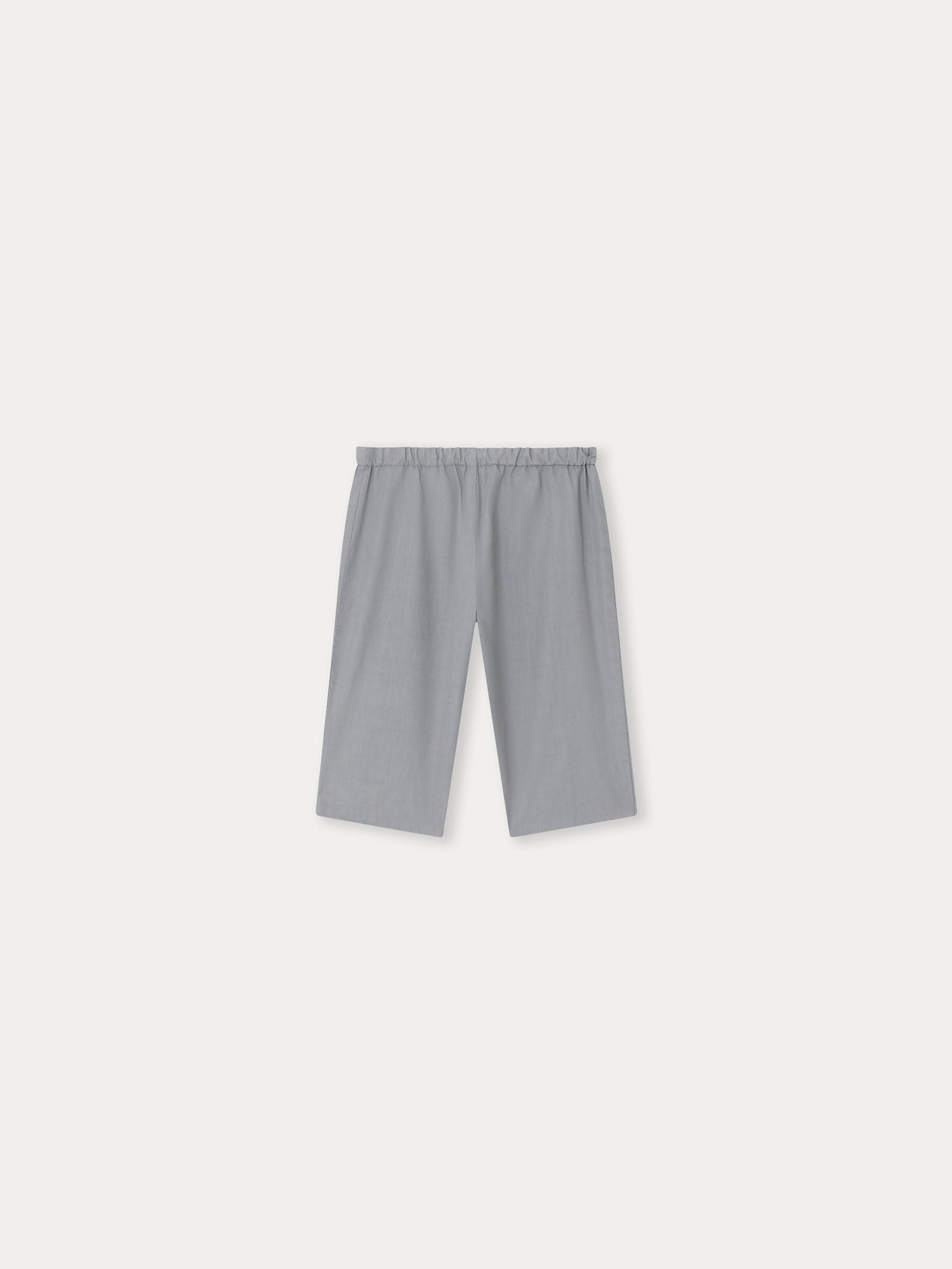 Baby Boys Grey Cotton Trousers