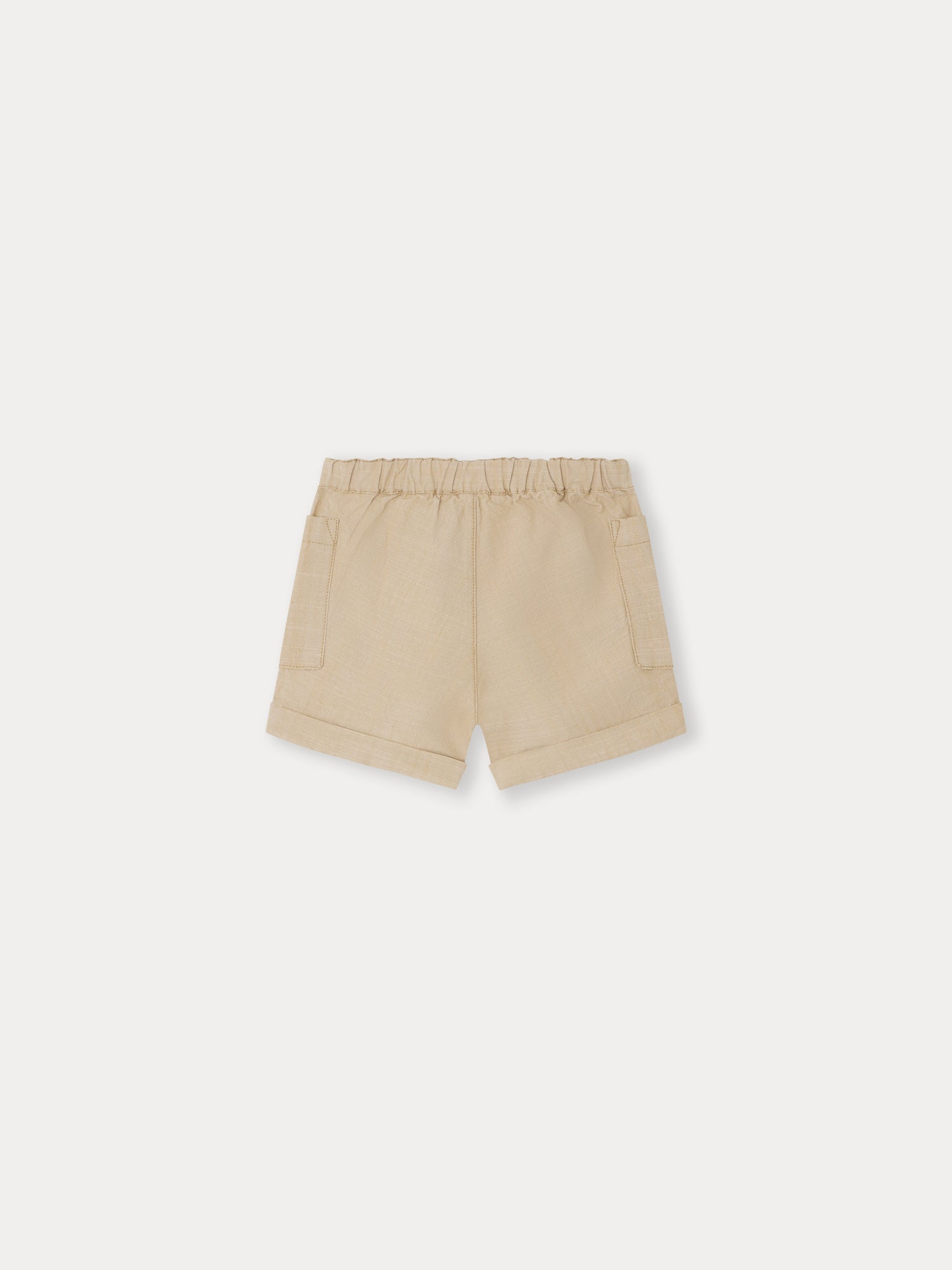 Baby Boys & Girls Sand Cotton Shorts