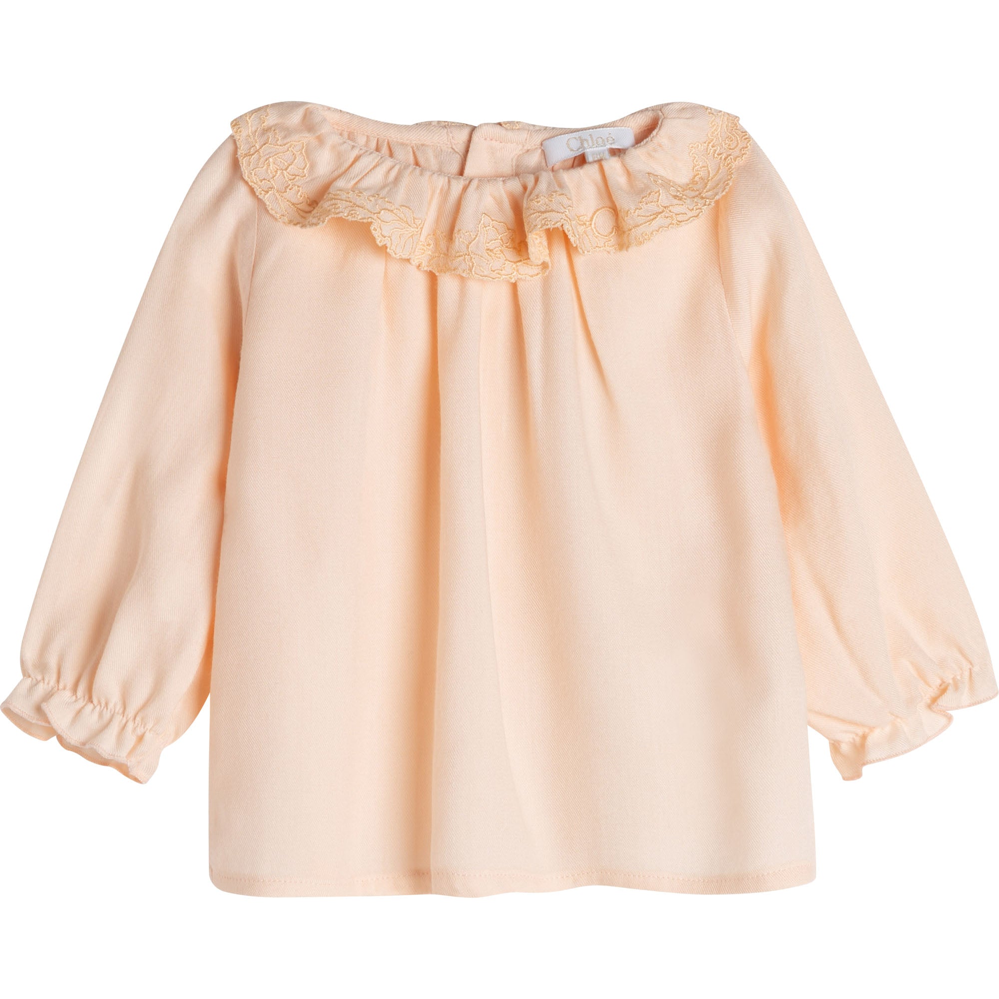 Baby Girls Apricot Ruffle Top