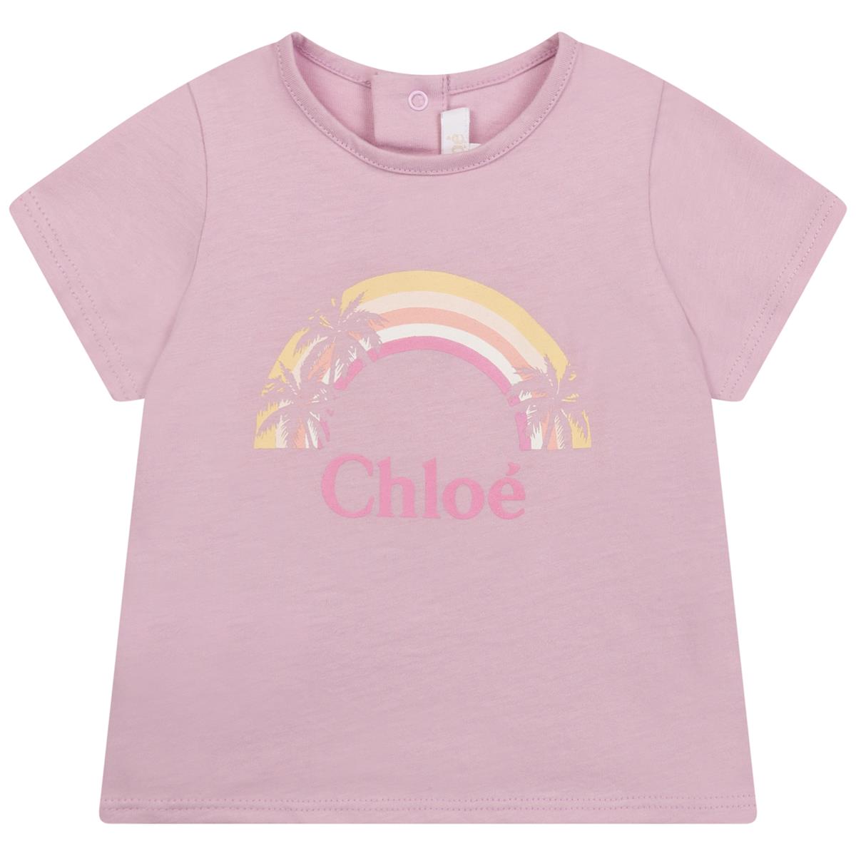 Baby Girls Pink Logo T-Shirt
