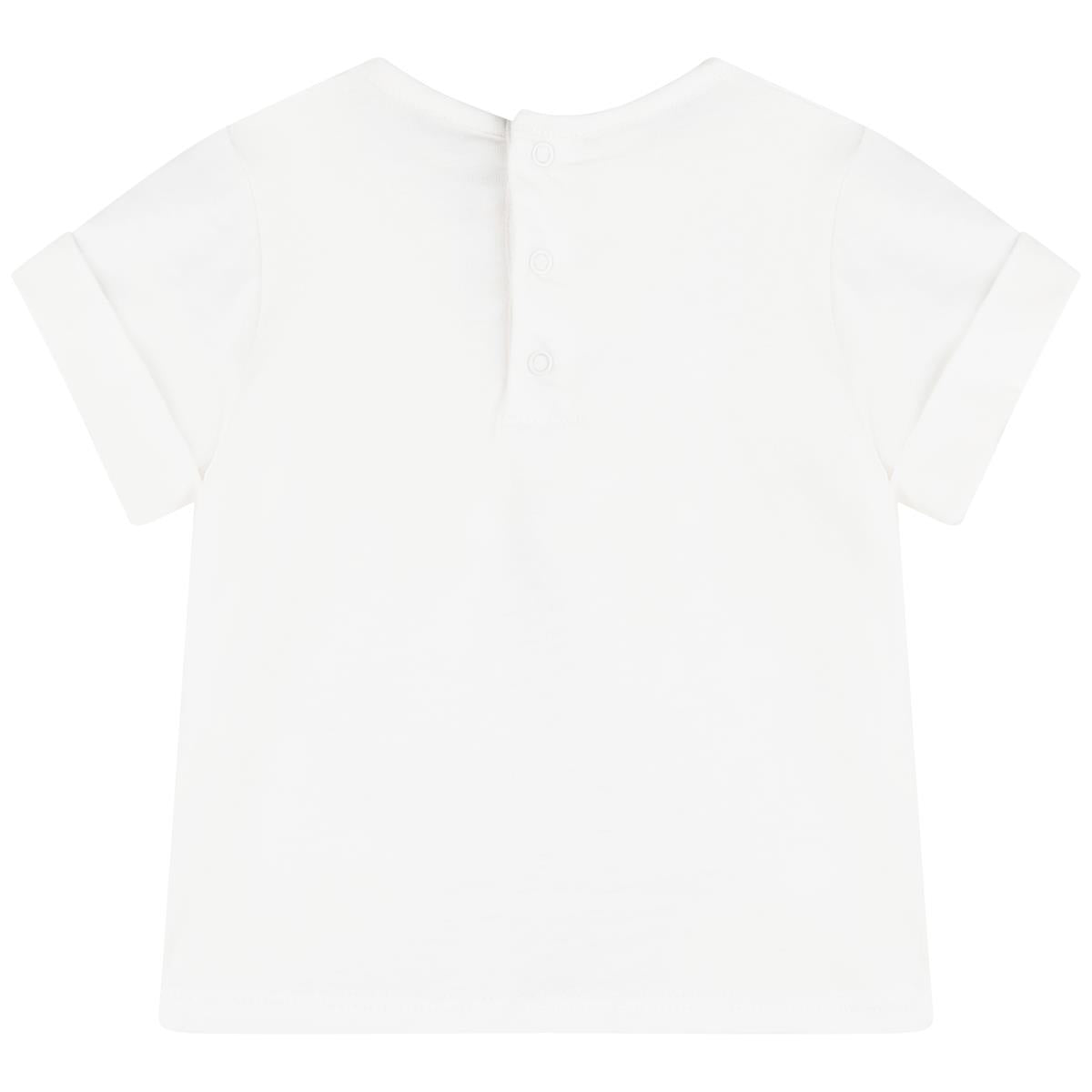 Baby Girls White Logo T-Shirt