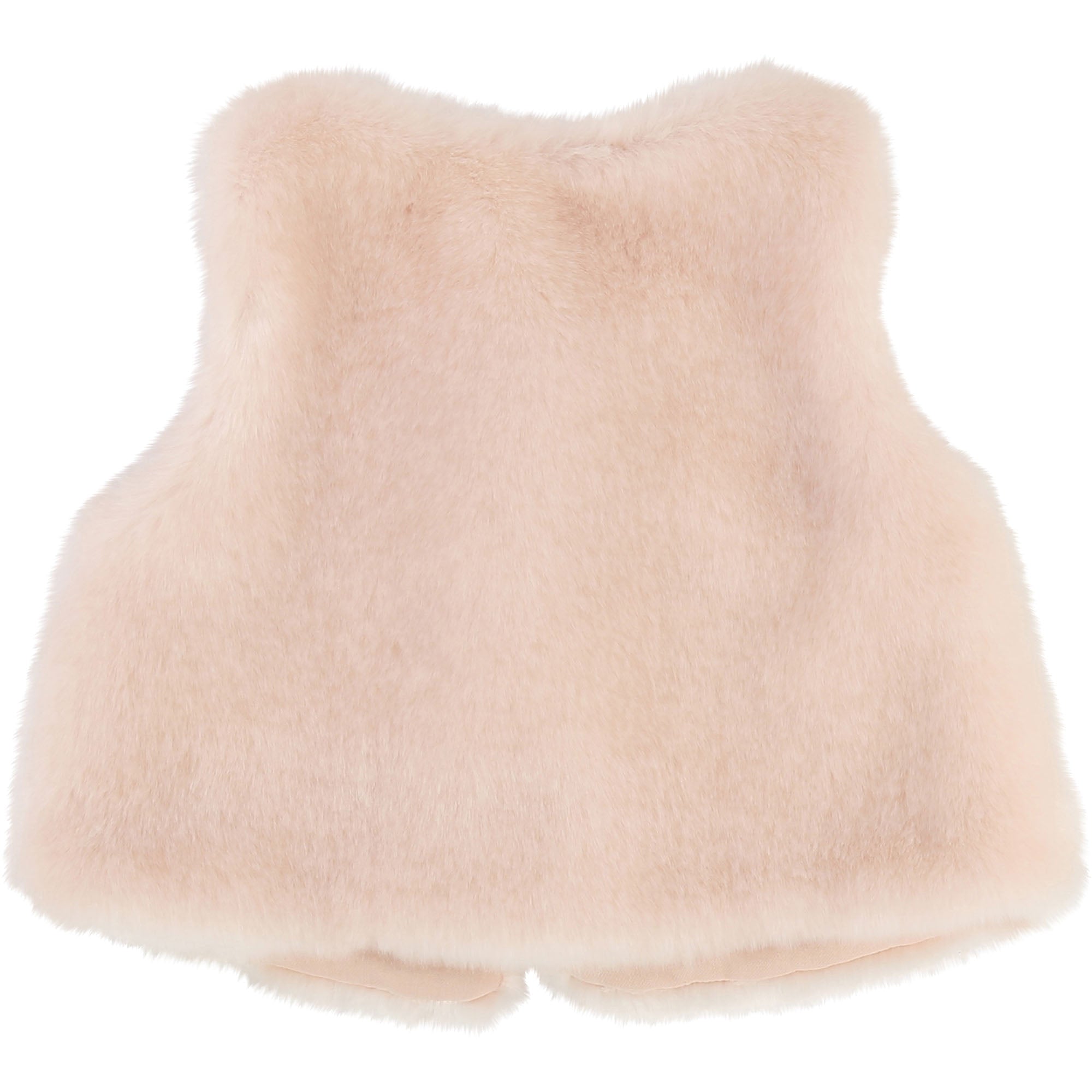 Baby Girls Pink Fur Gilet