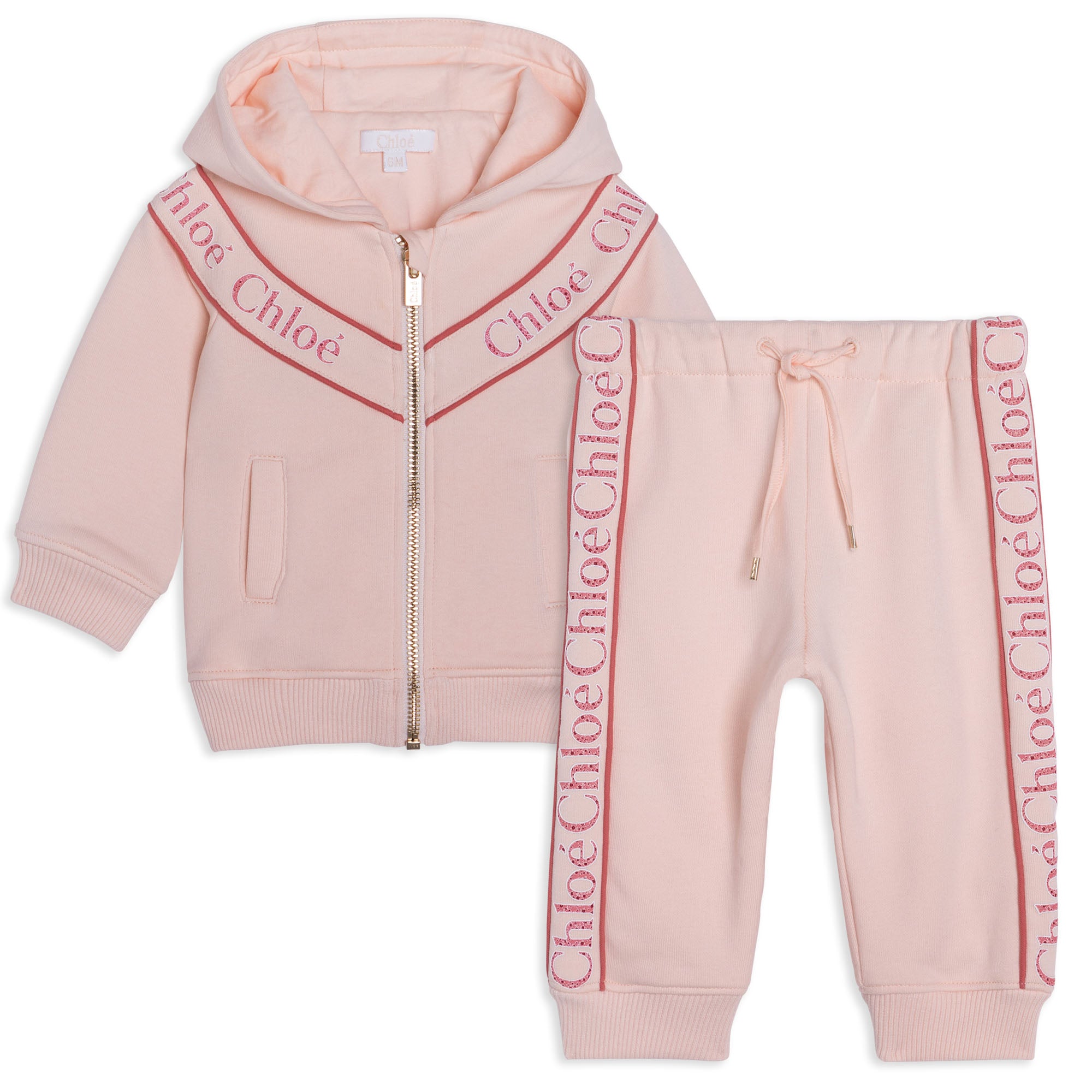 Baby Girls Pink Cotton Set