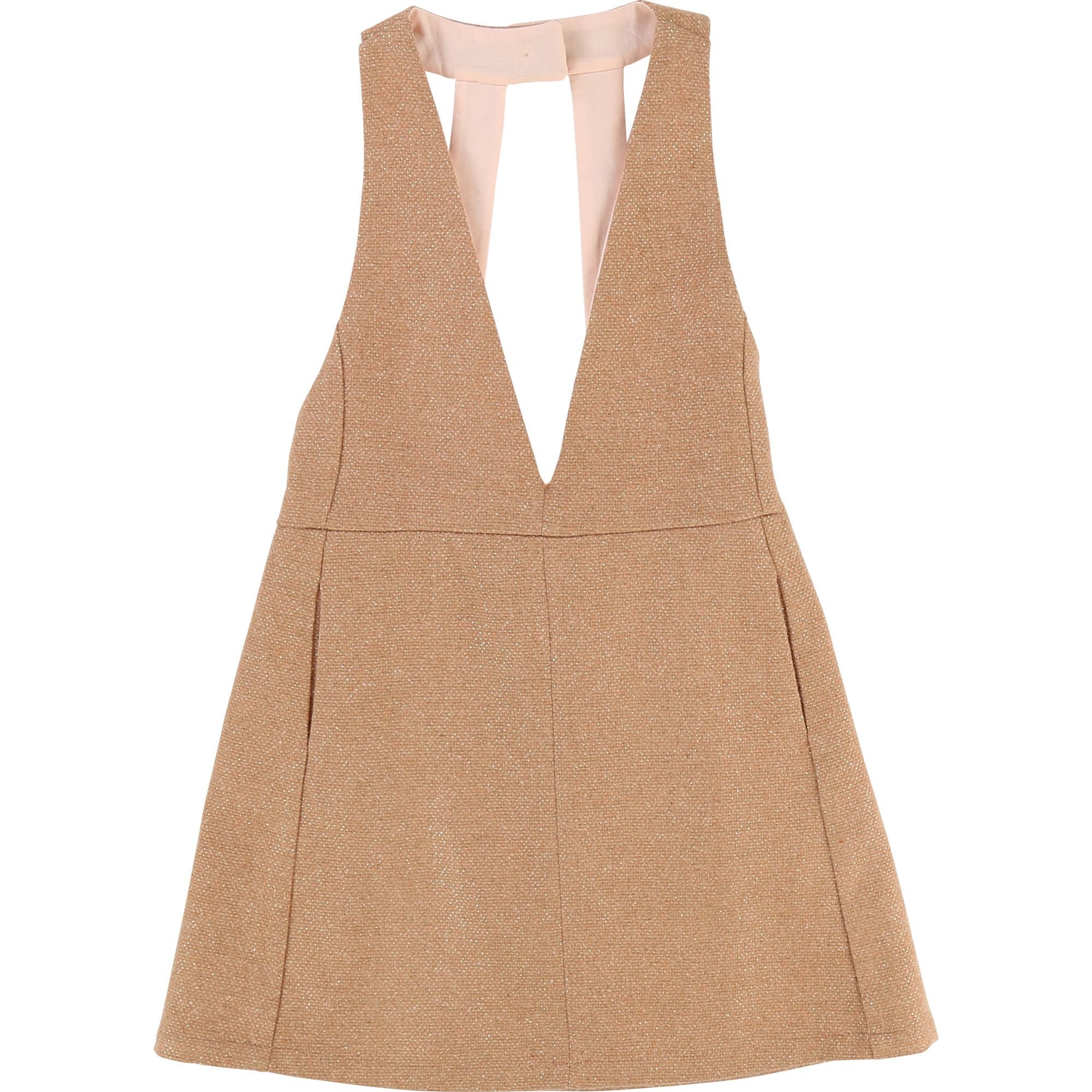 Girls Beige Dress