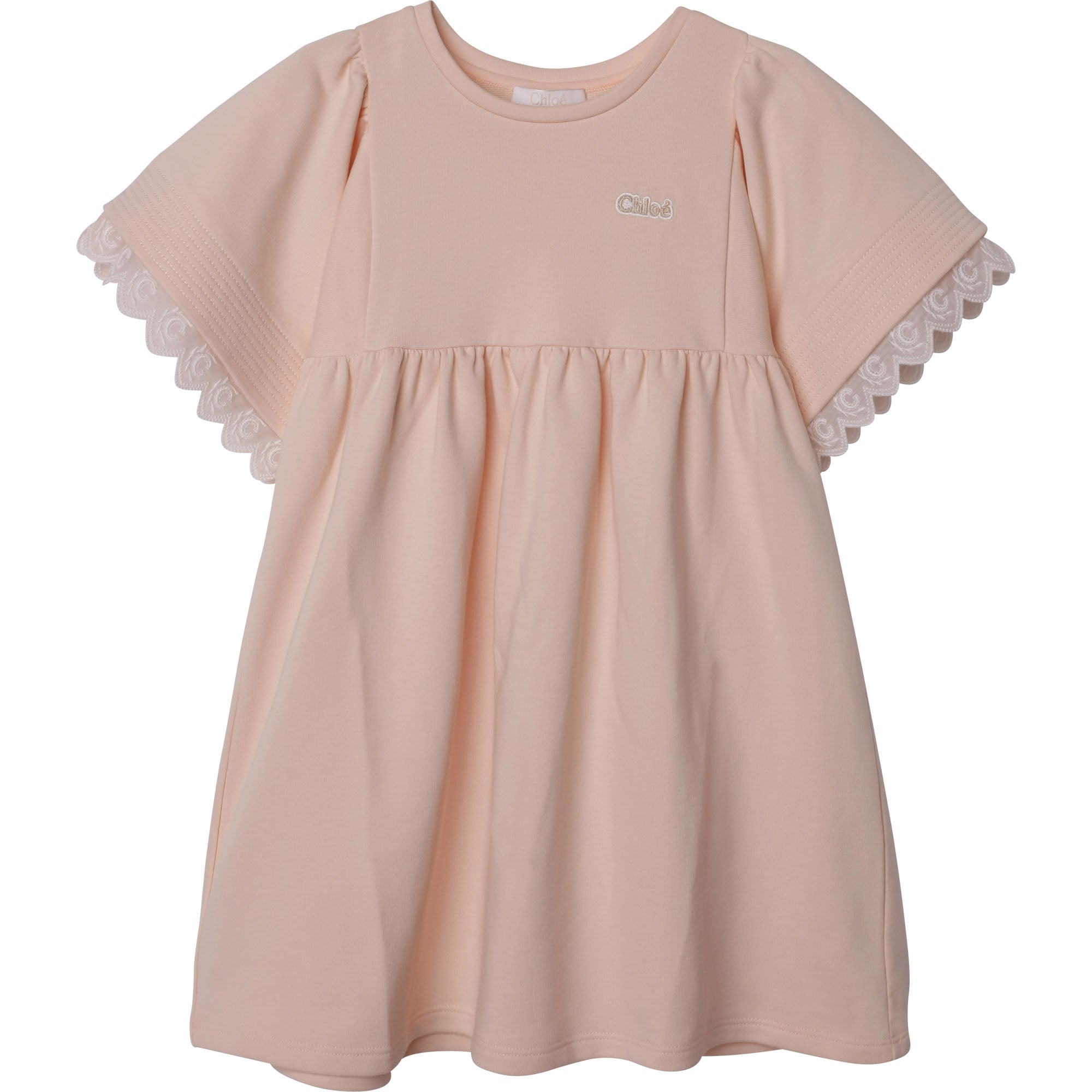 Girls Pink Cotton Dress