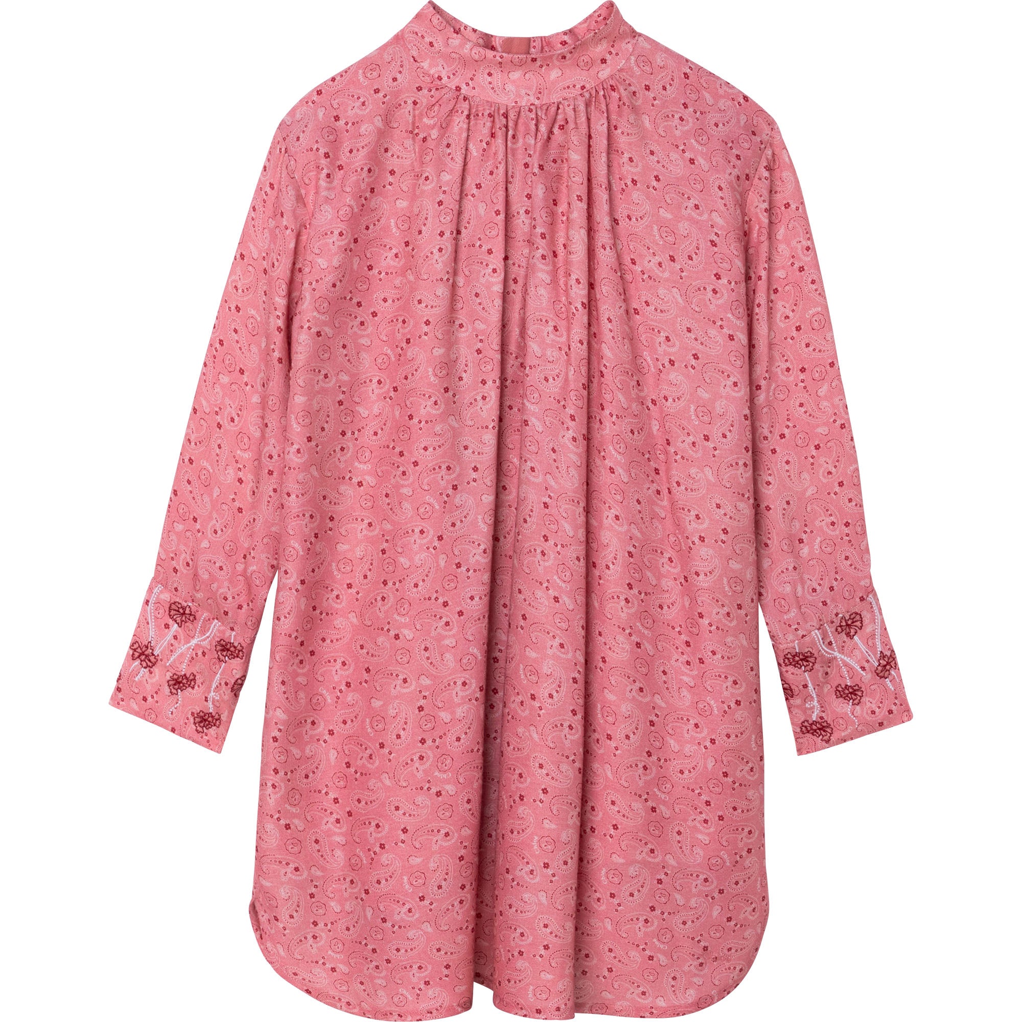 Girls Pink Printing Dress