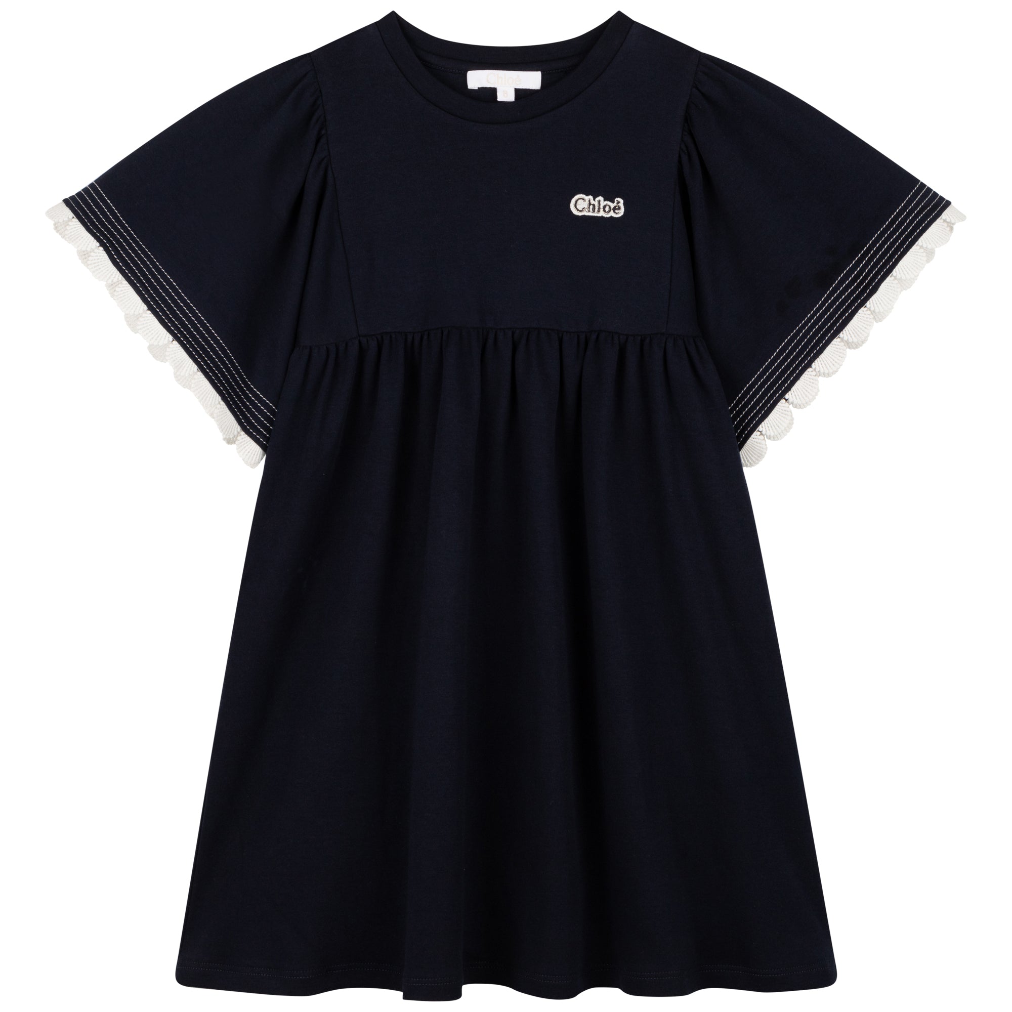 Girls Blue Logo Dress