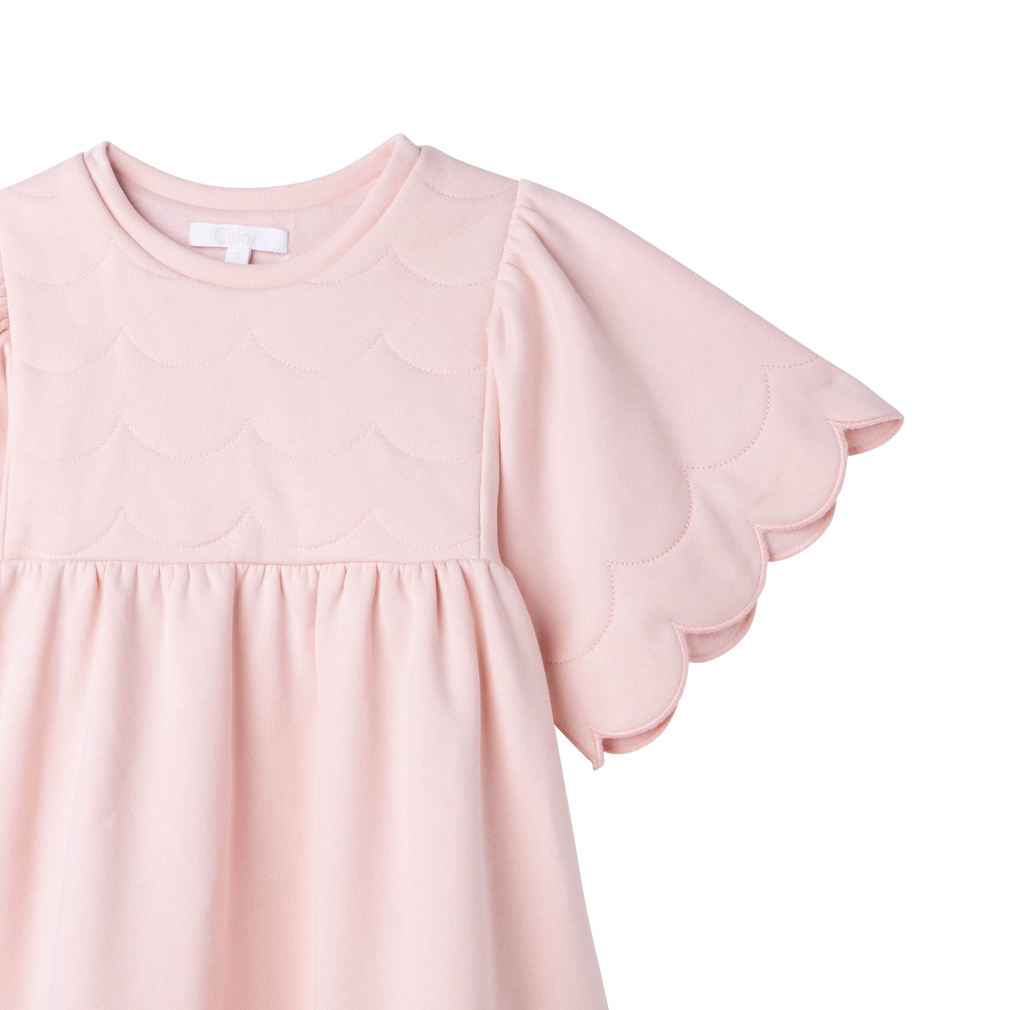 Girls Pink Cotton Dress