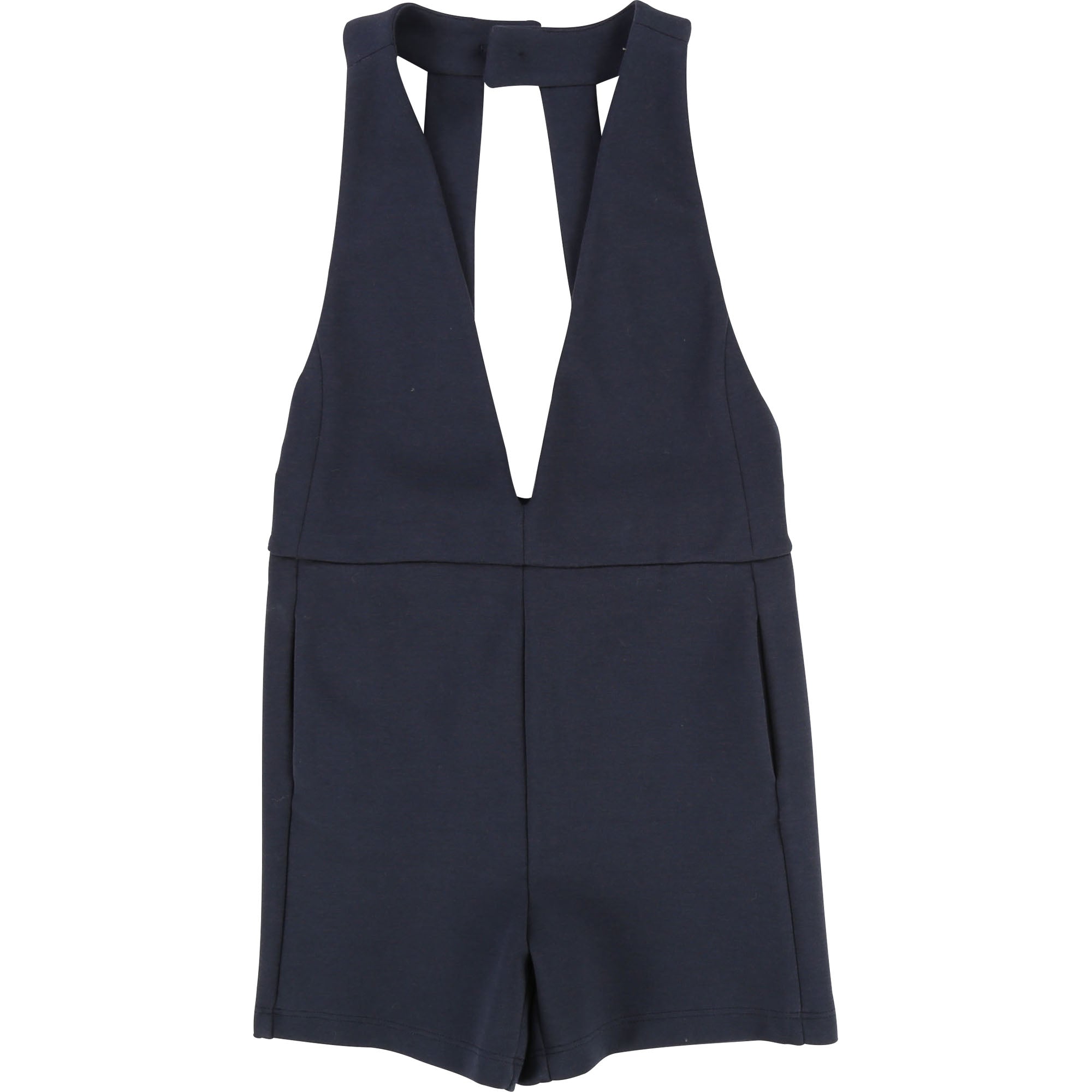 Girls Blue Cotton Combi Shorts