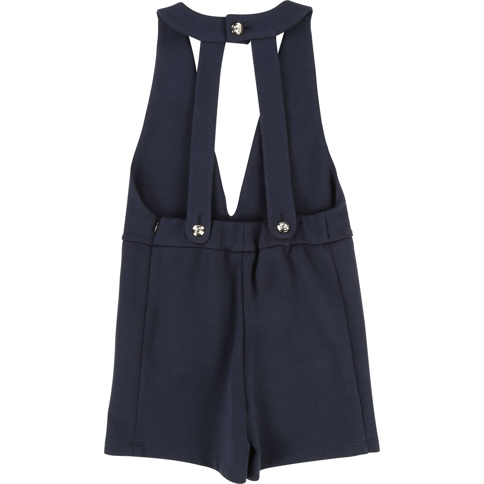 Girls Blue Cotton Combi Shorts