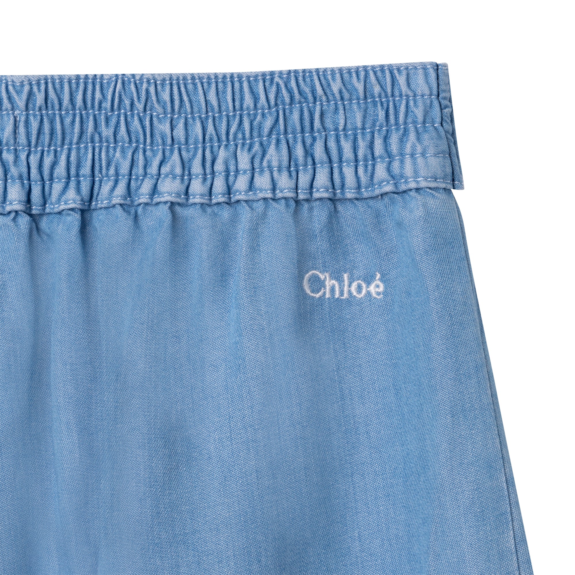 Girls Blue Denim Trousers