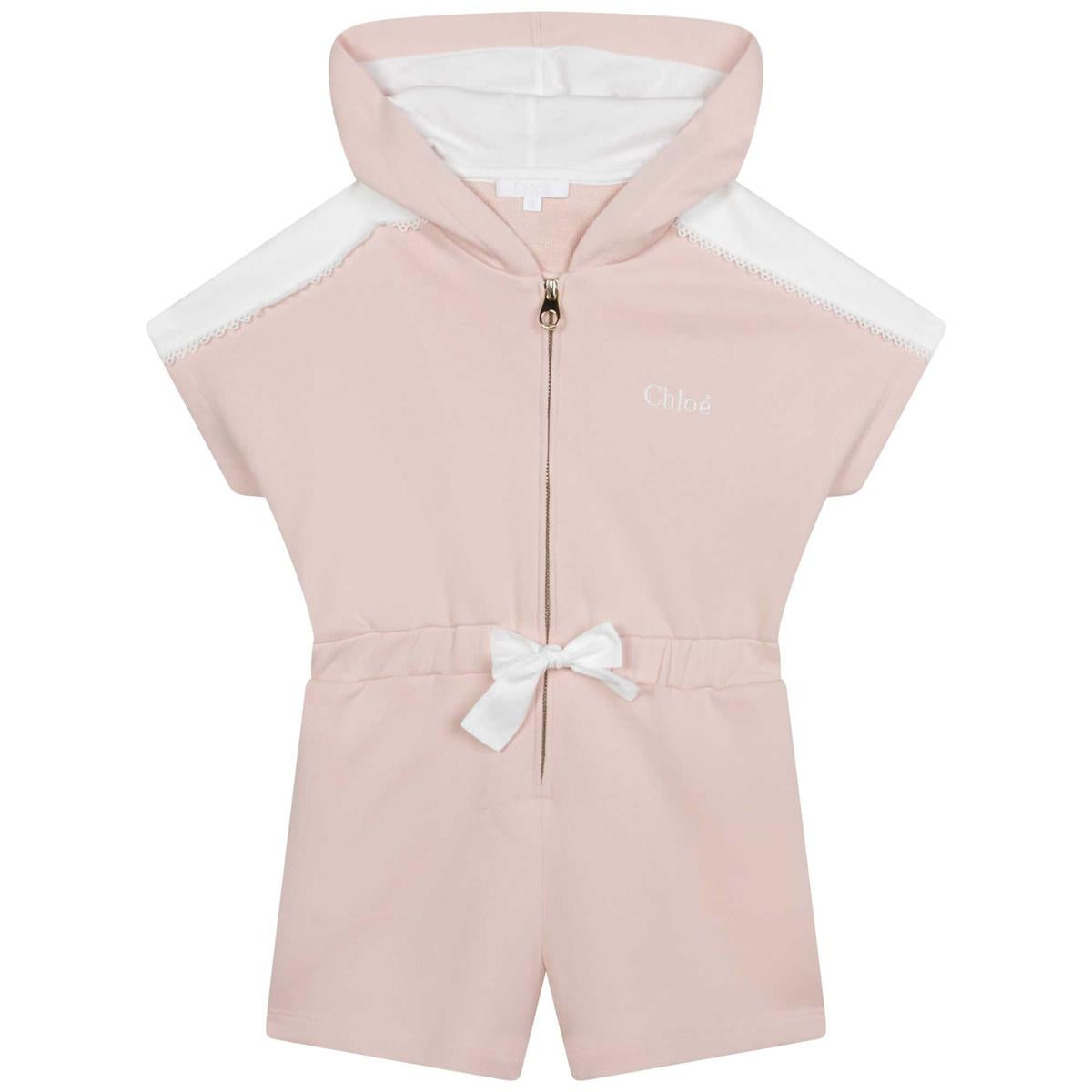 Girls Pink Jumpsuit
