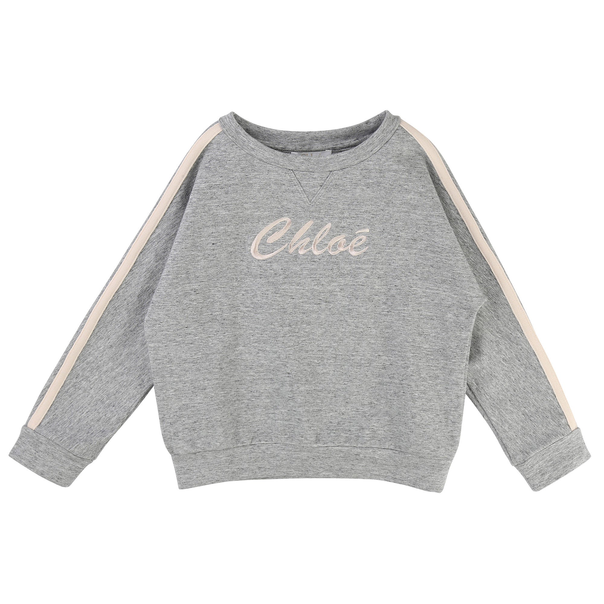 Girls Grey Sweatshirt - CÉMAROSE | Children's Fashion Store