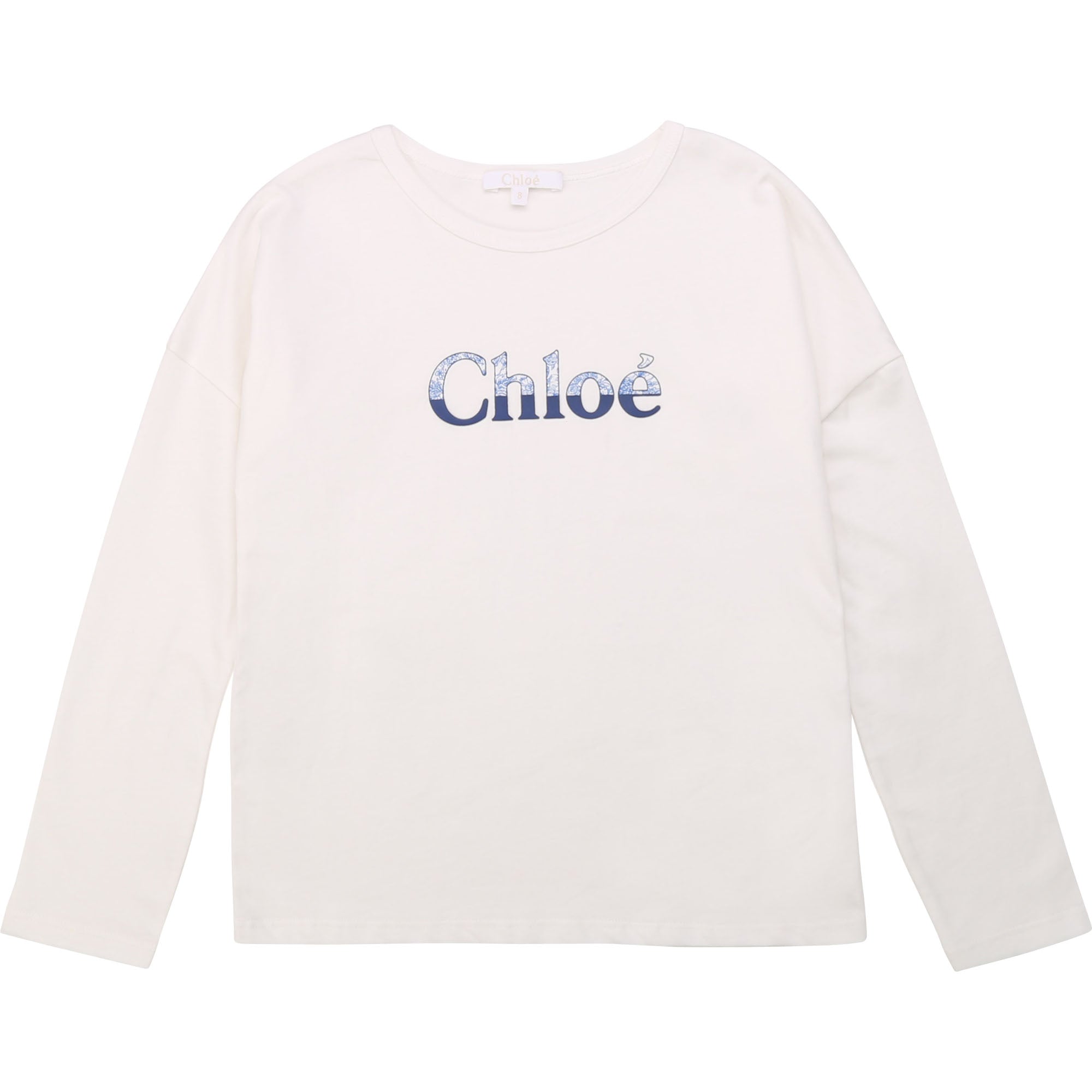 Girls Off White Logo Cotton T-Shirt