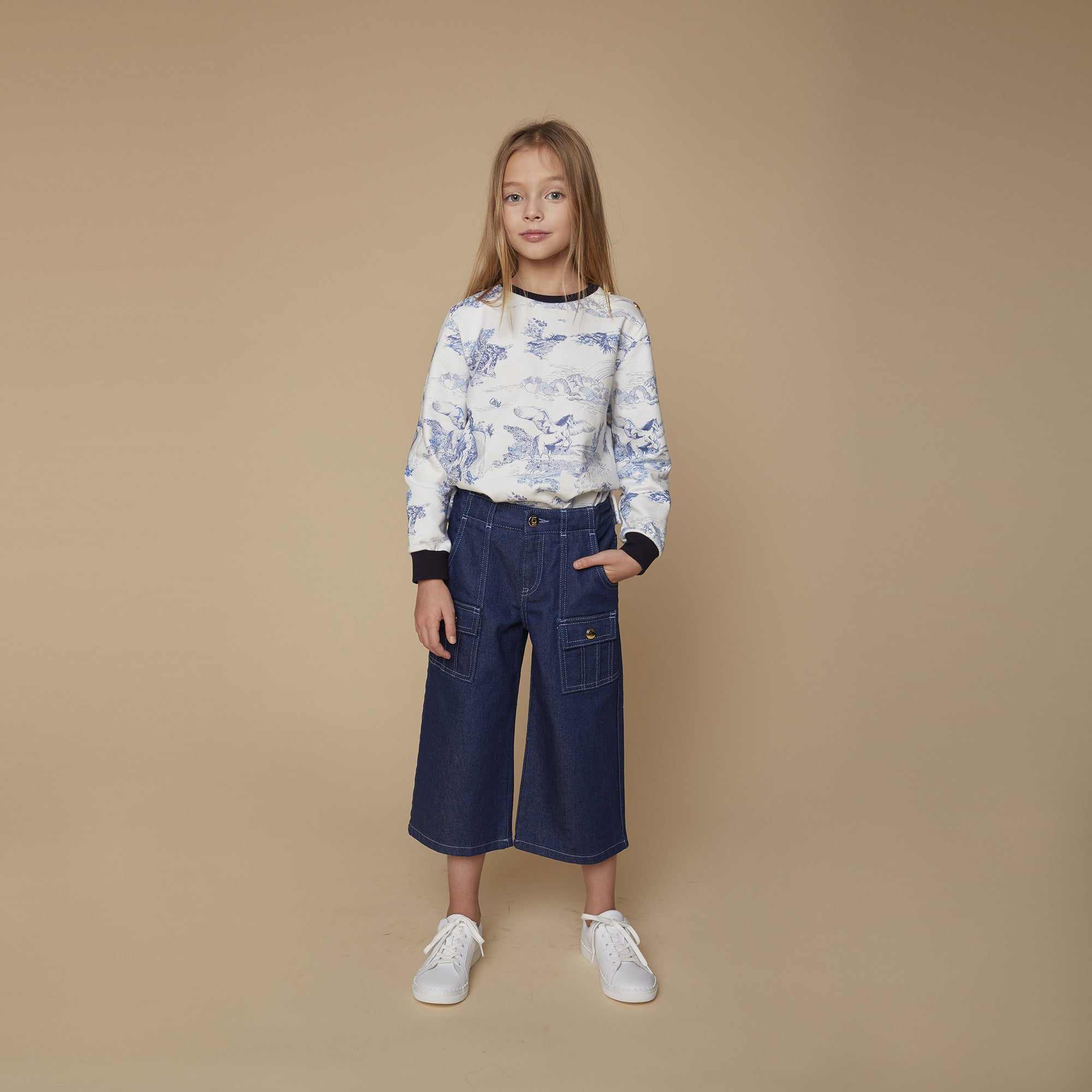 Girls Blue Denim Jeans