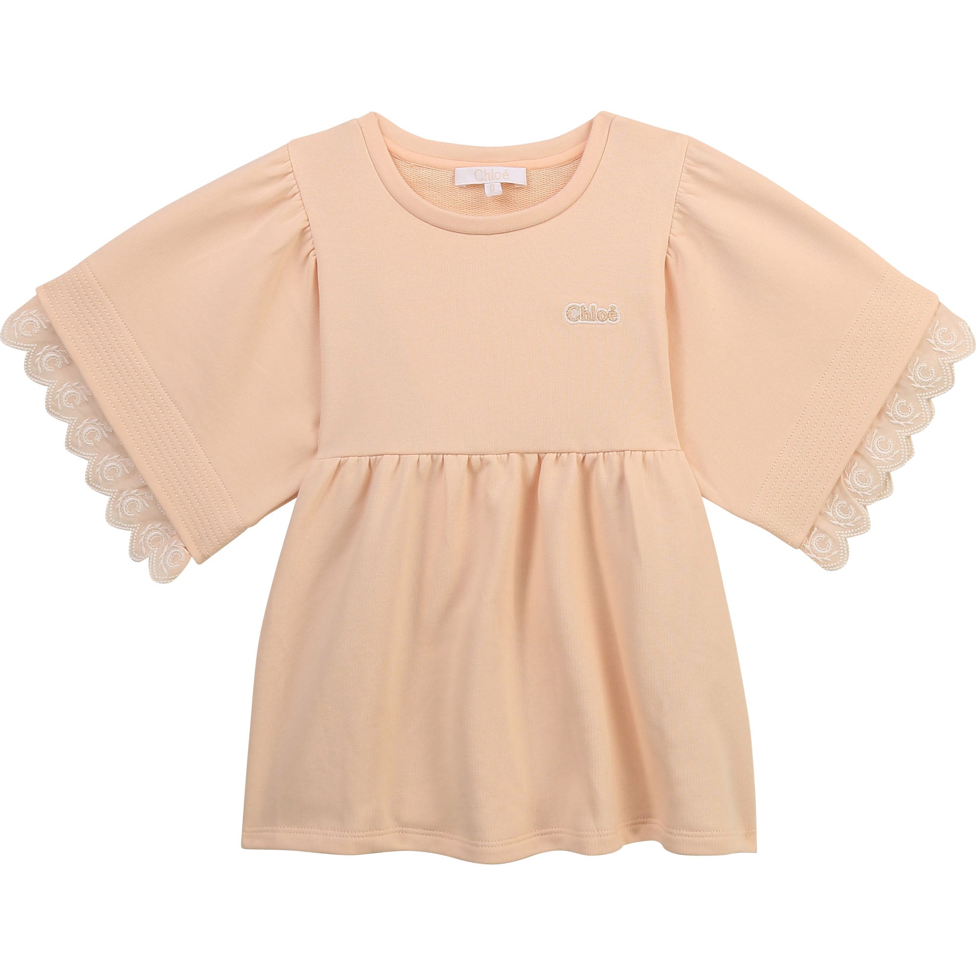 Girls Pink Logo Cotton Top