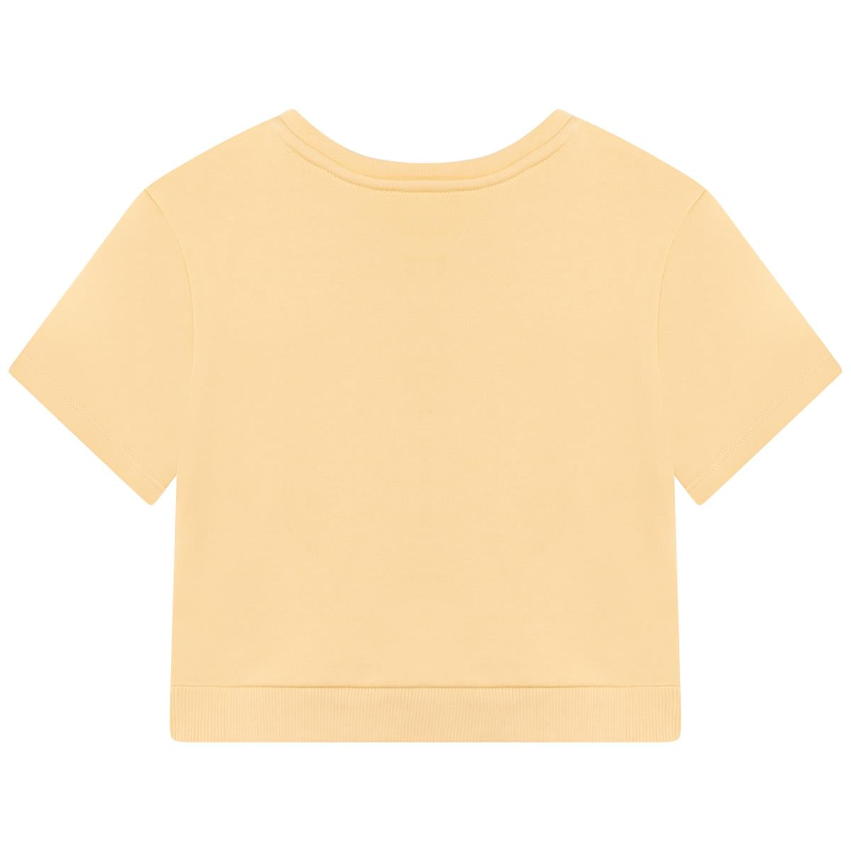 Girls Yellow Logo T-Shirt