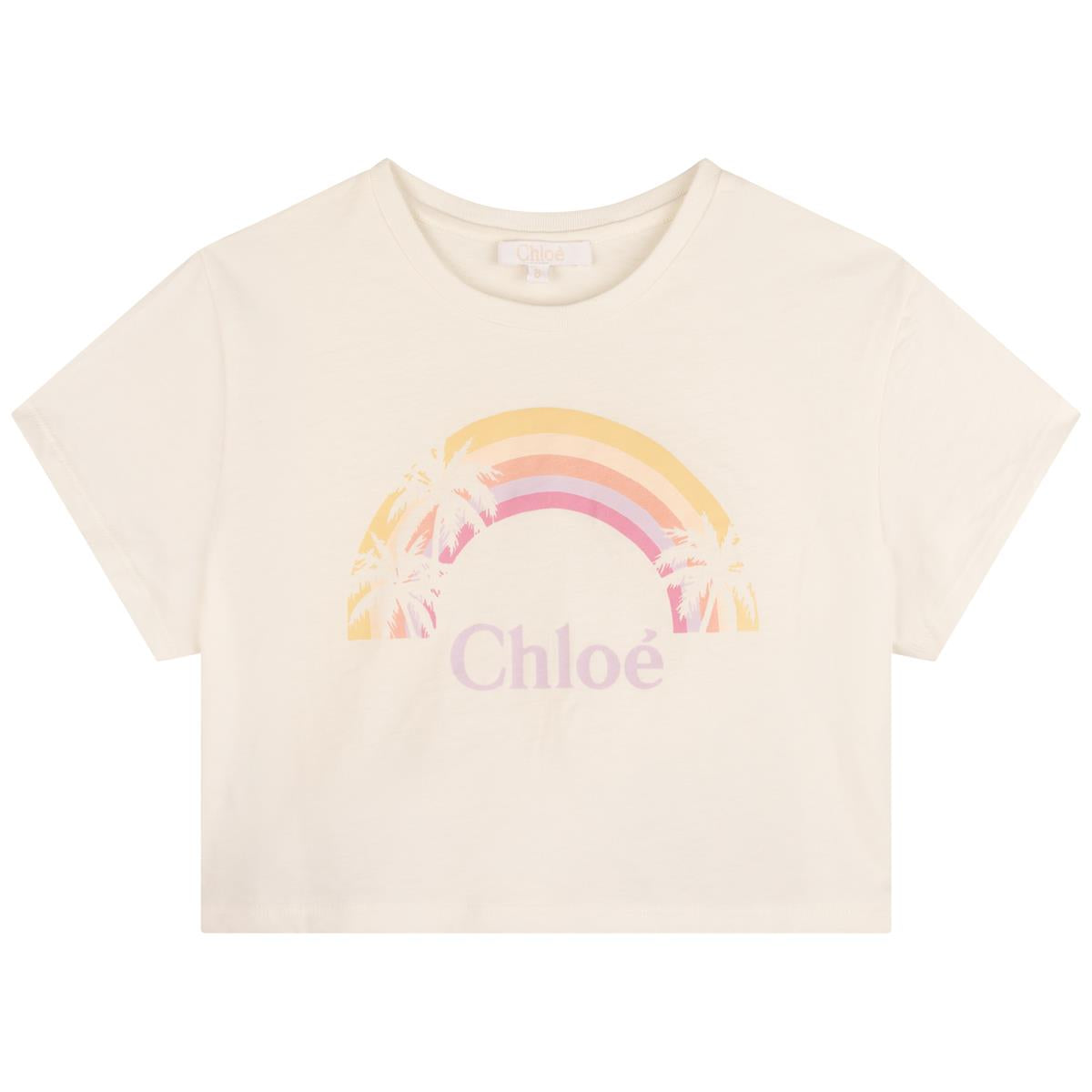 Girls White Logo T-Shirt