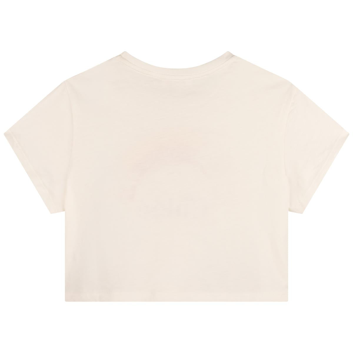 Girls White Logo T-Shirt