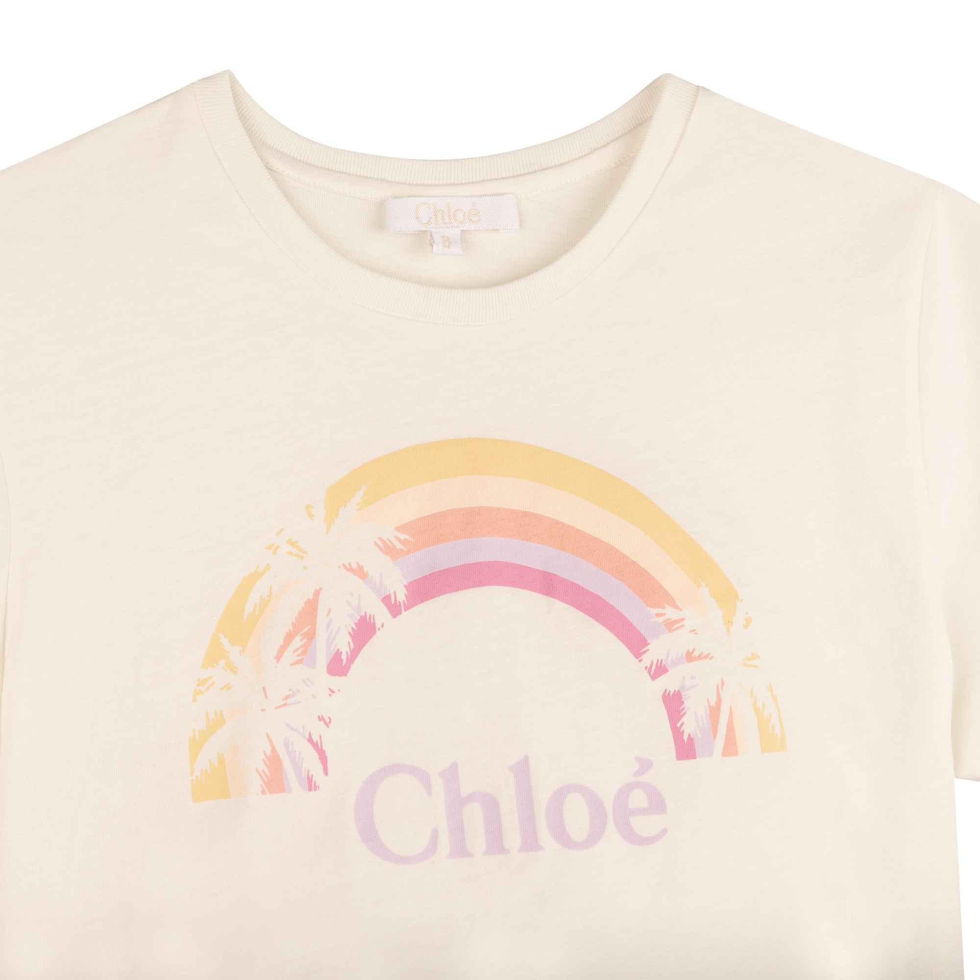 Boy & Girls White Cotton T-Shirts