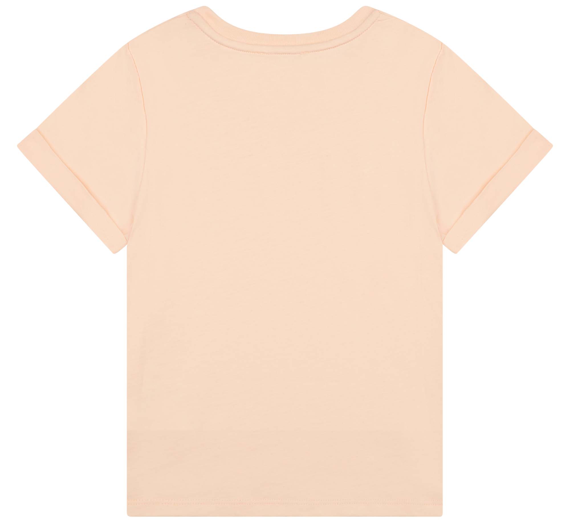 Girls Pink Logo Cotton T-Shirt