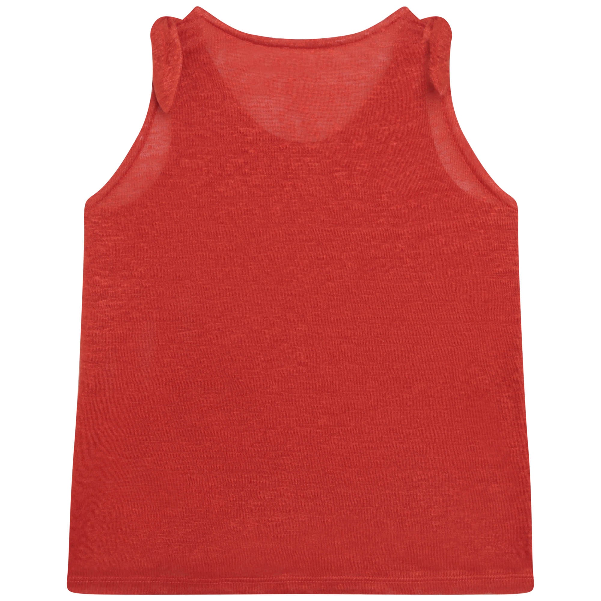 Girls Red Cotton Vest