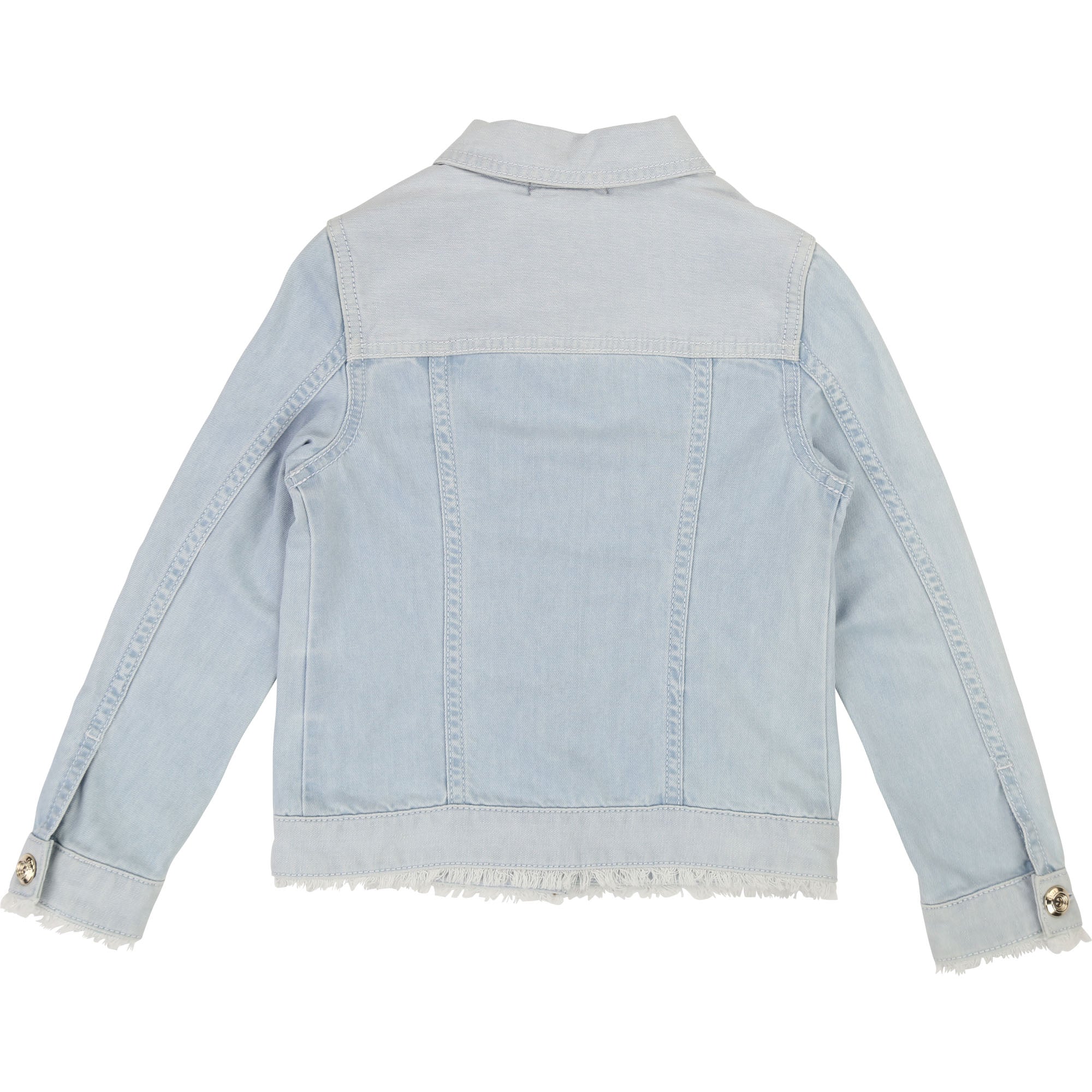Girls Light Blue Cotton Jean Jacket