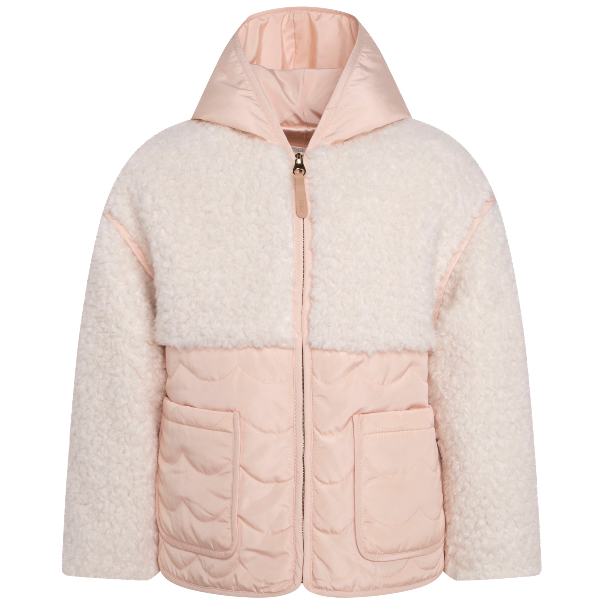 Girls Pink Padded Jacket