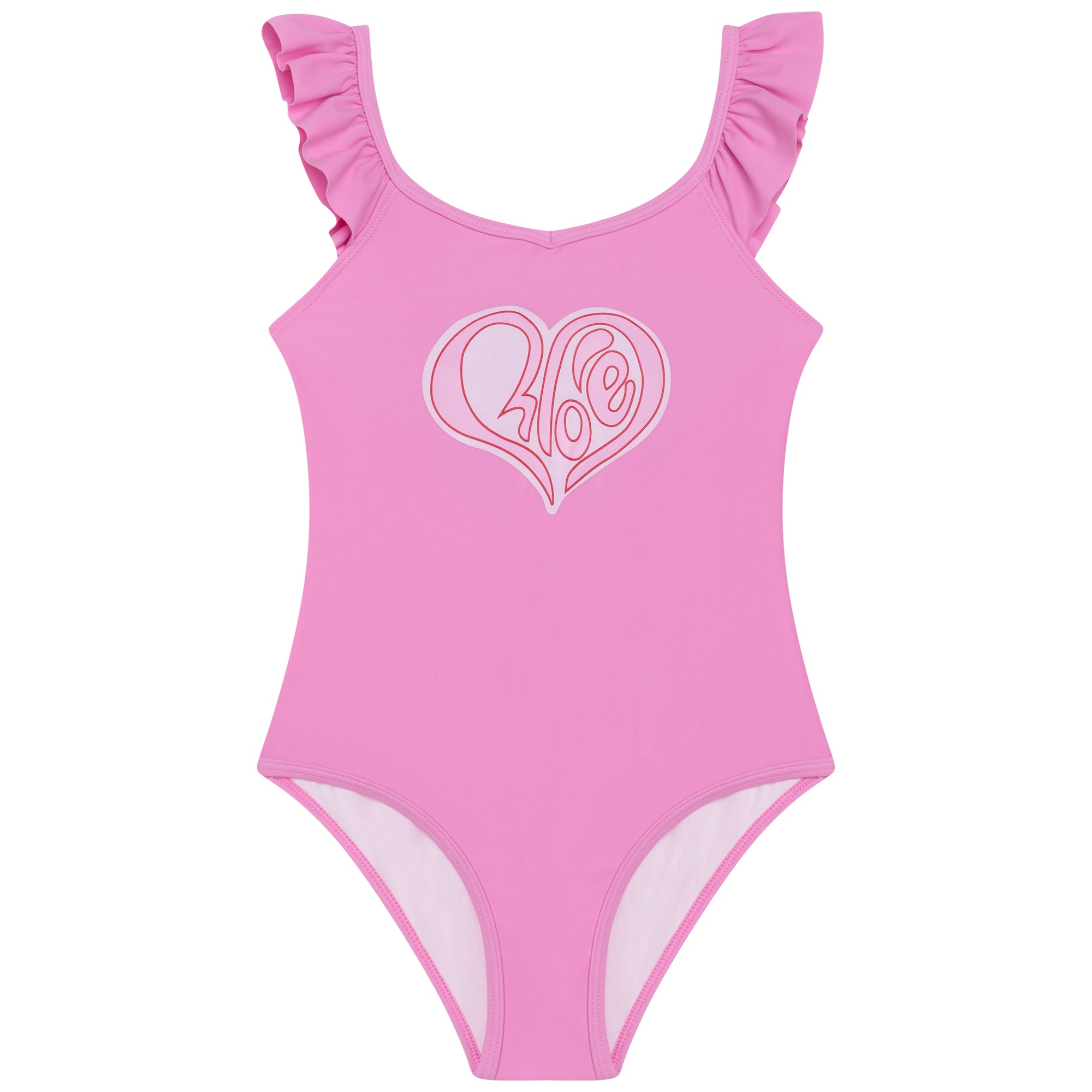 Girls Pink Swimsuit