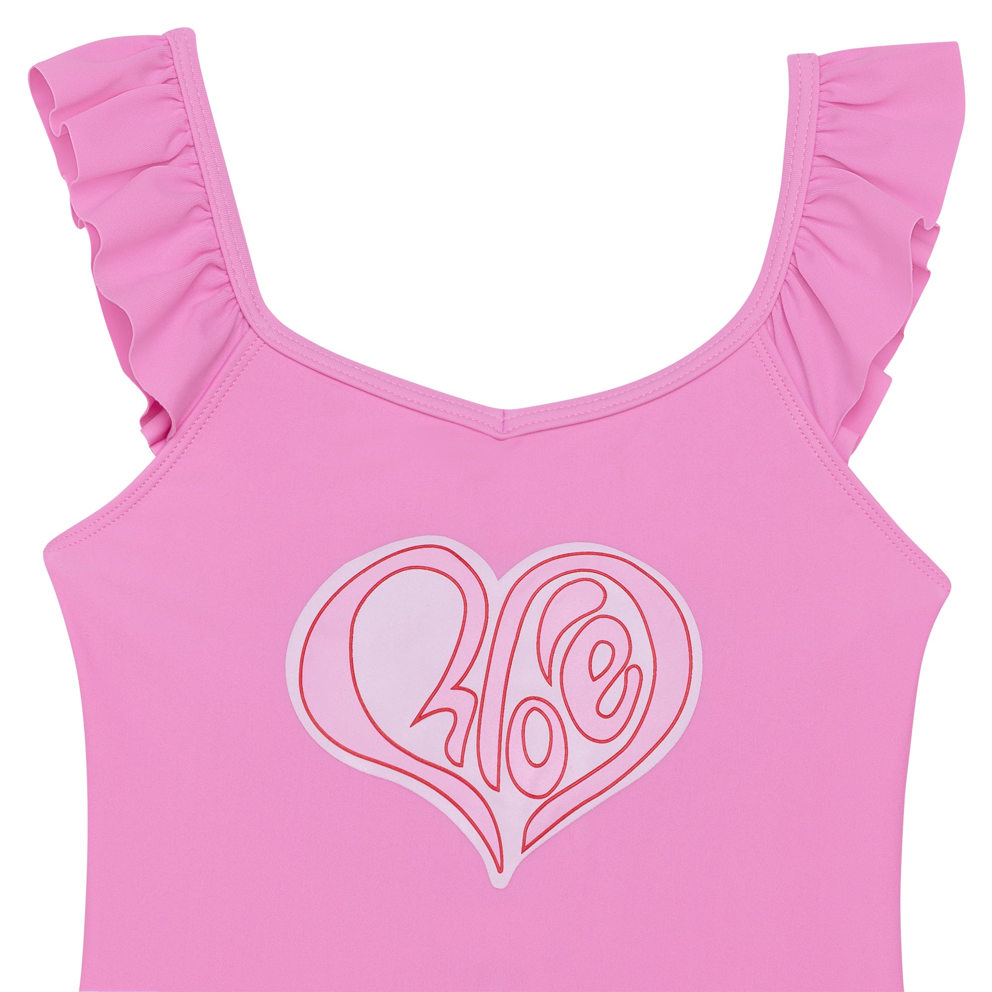 Girls Pink Swimsuit
