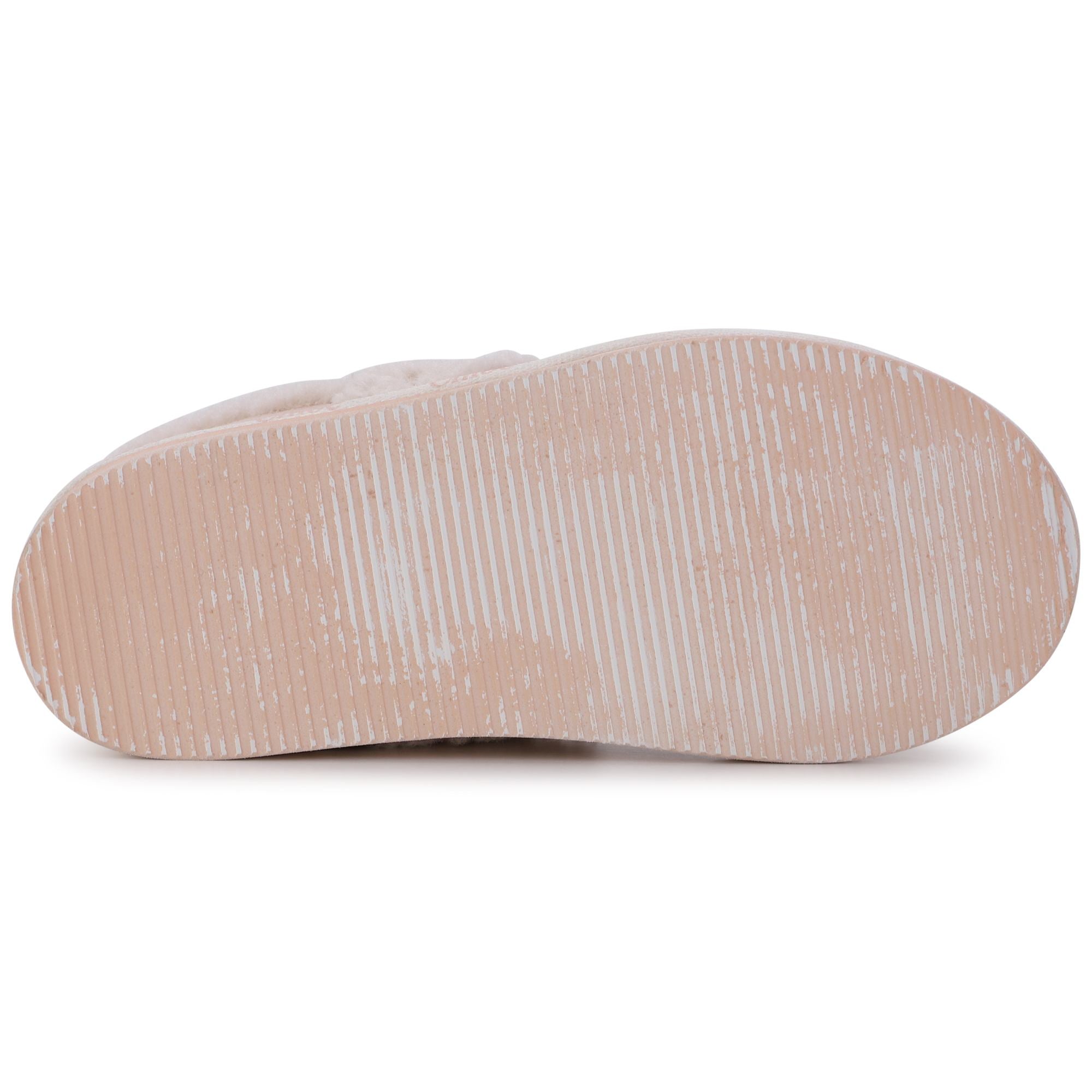 Girls Pink Padded Shoes