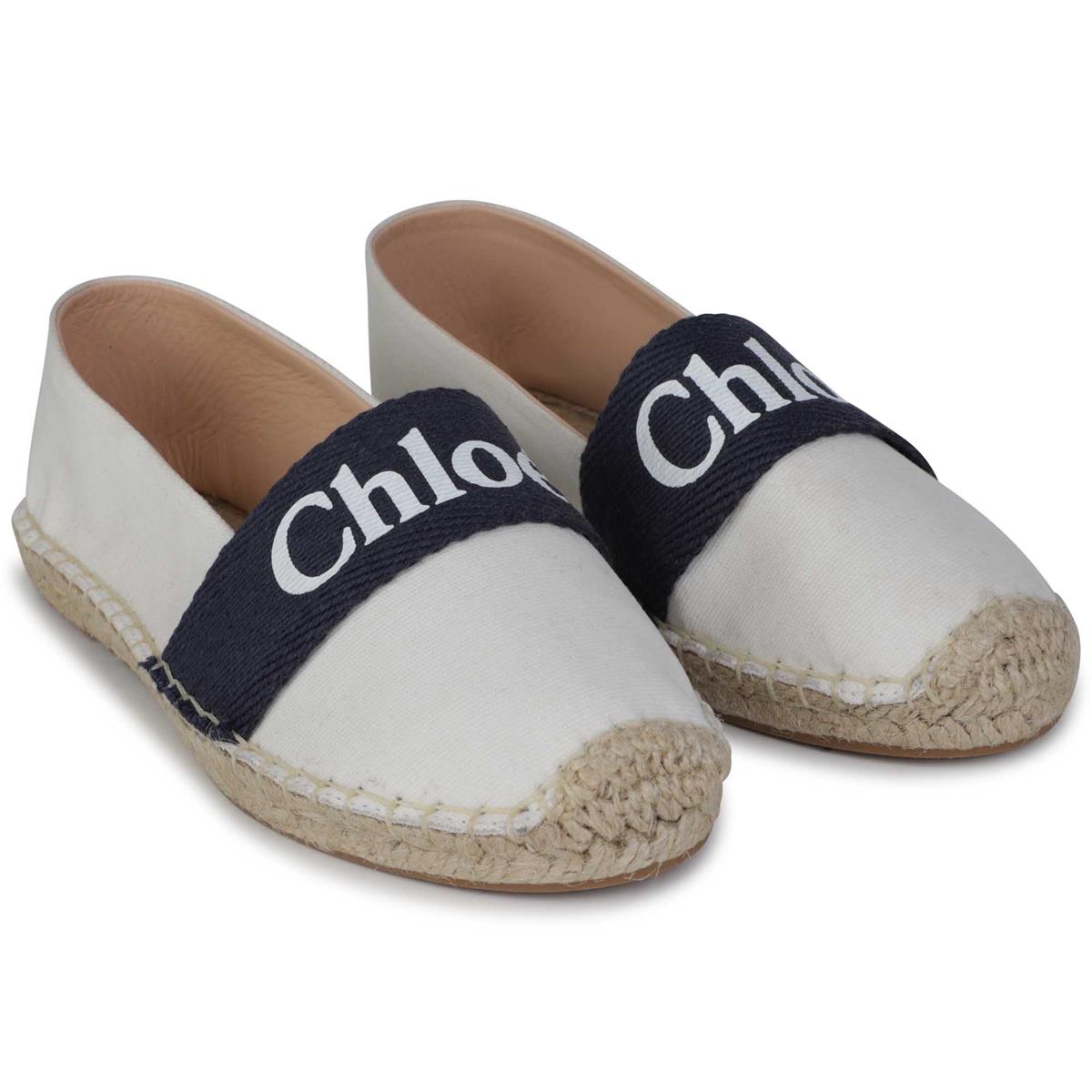 Girls White Logo Flat Shoes