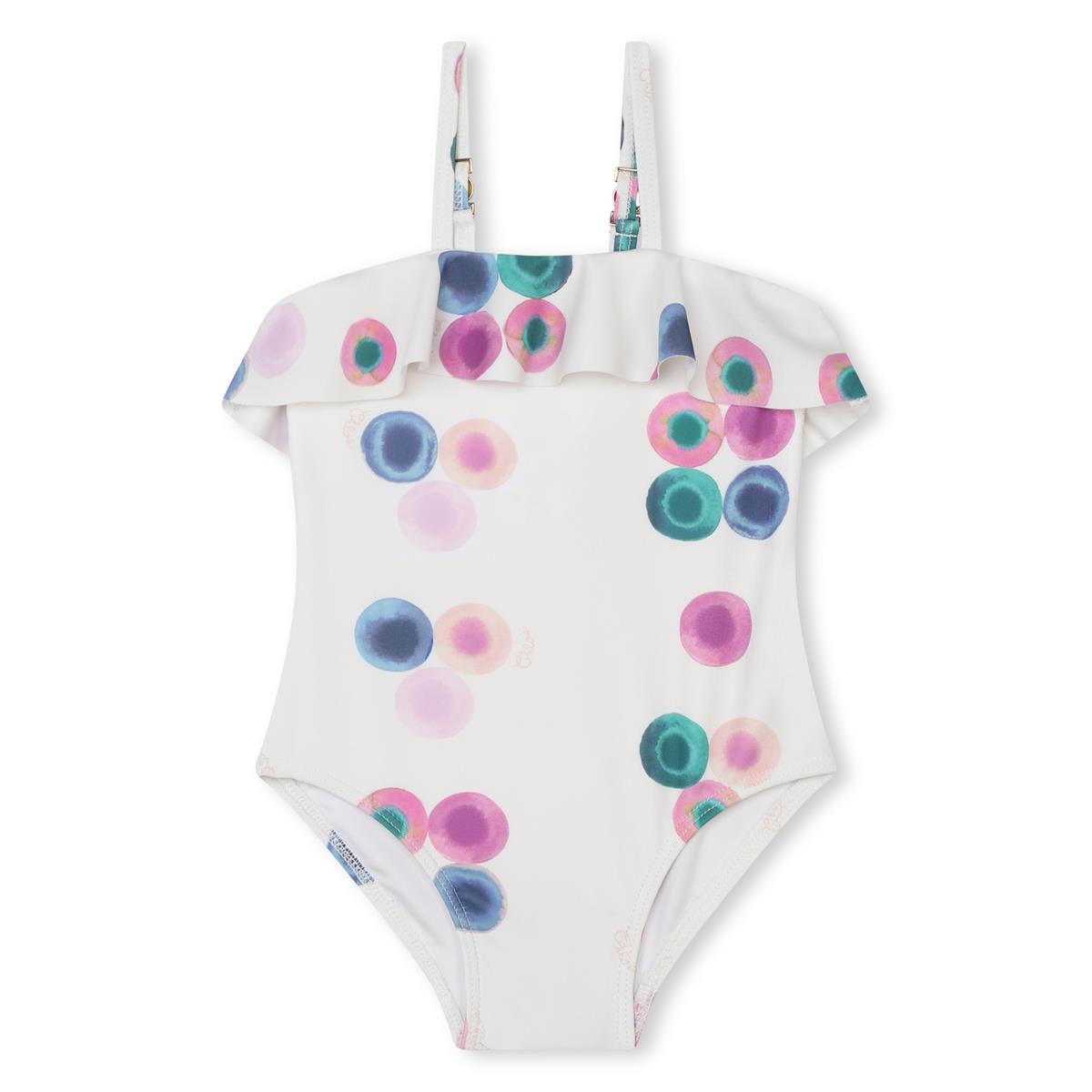 Baby Girls White Swimsuit