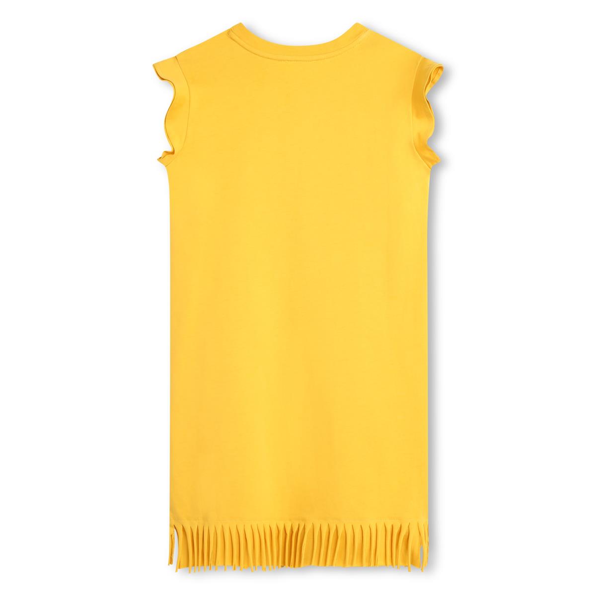 Girls Yellow Cotton Dress
