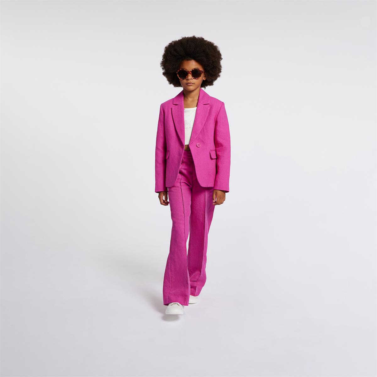 Girls Fuchsia Trousers