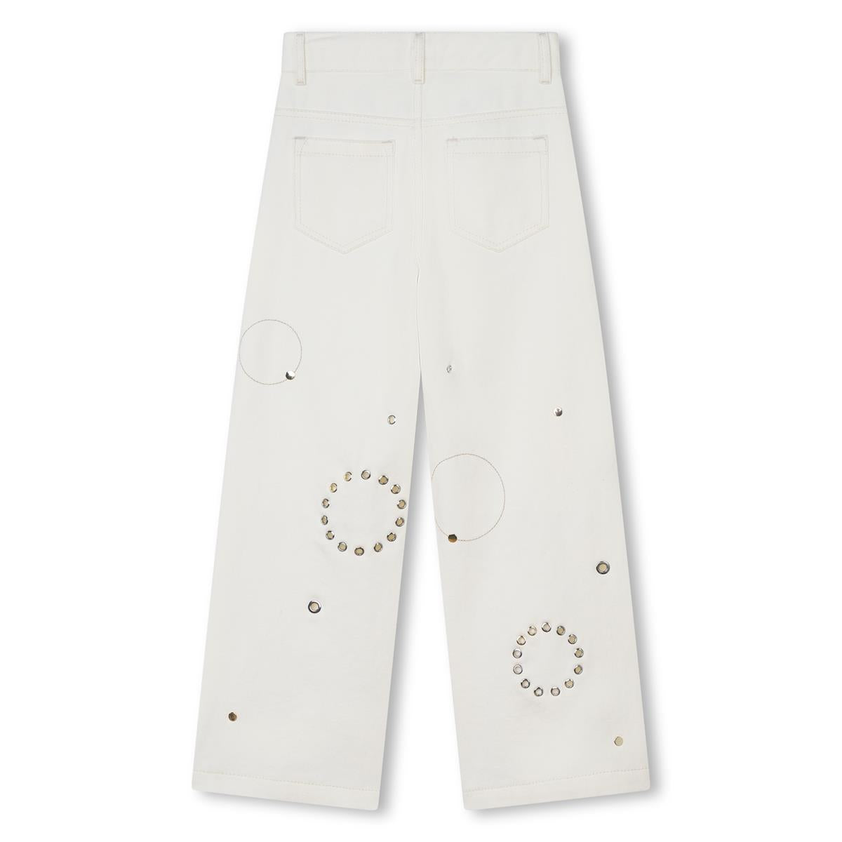 Girls White Trousers