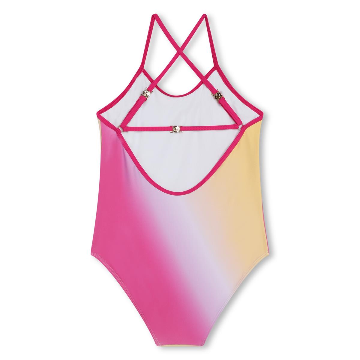 Girls Fuchsia Swimsuit