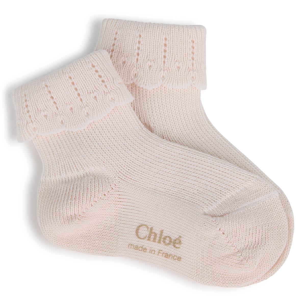 Baby Girls Light Pink Socks Set(2 Pack)