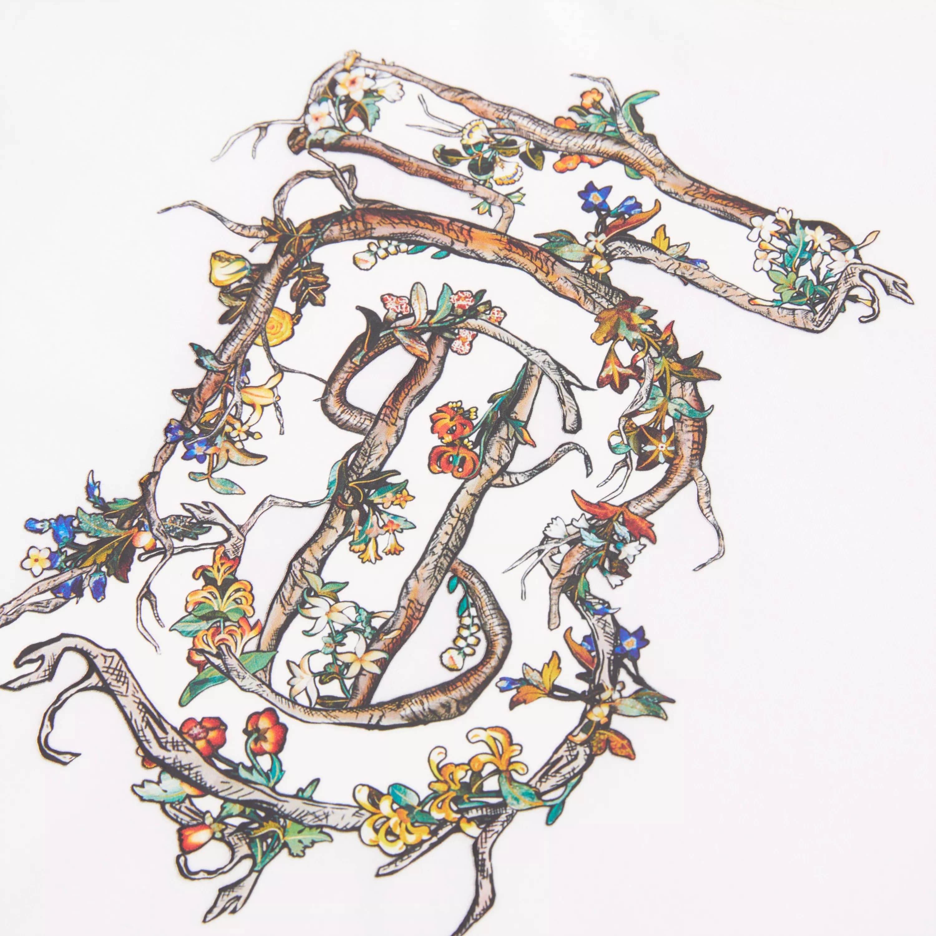 Boys & Girls White Logo Cotton T-Shirt