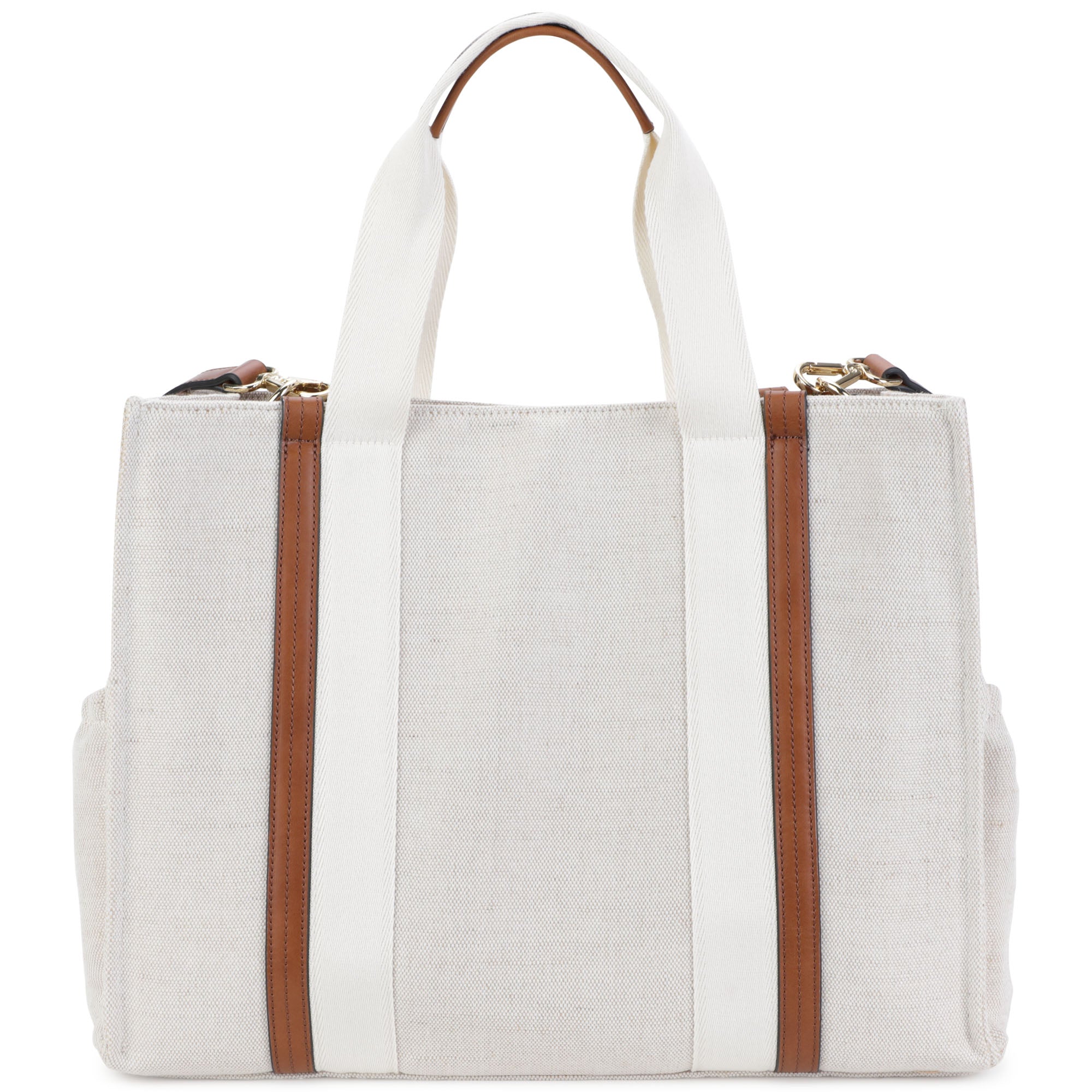 Girls White Logo Handbag