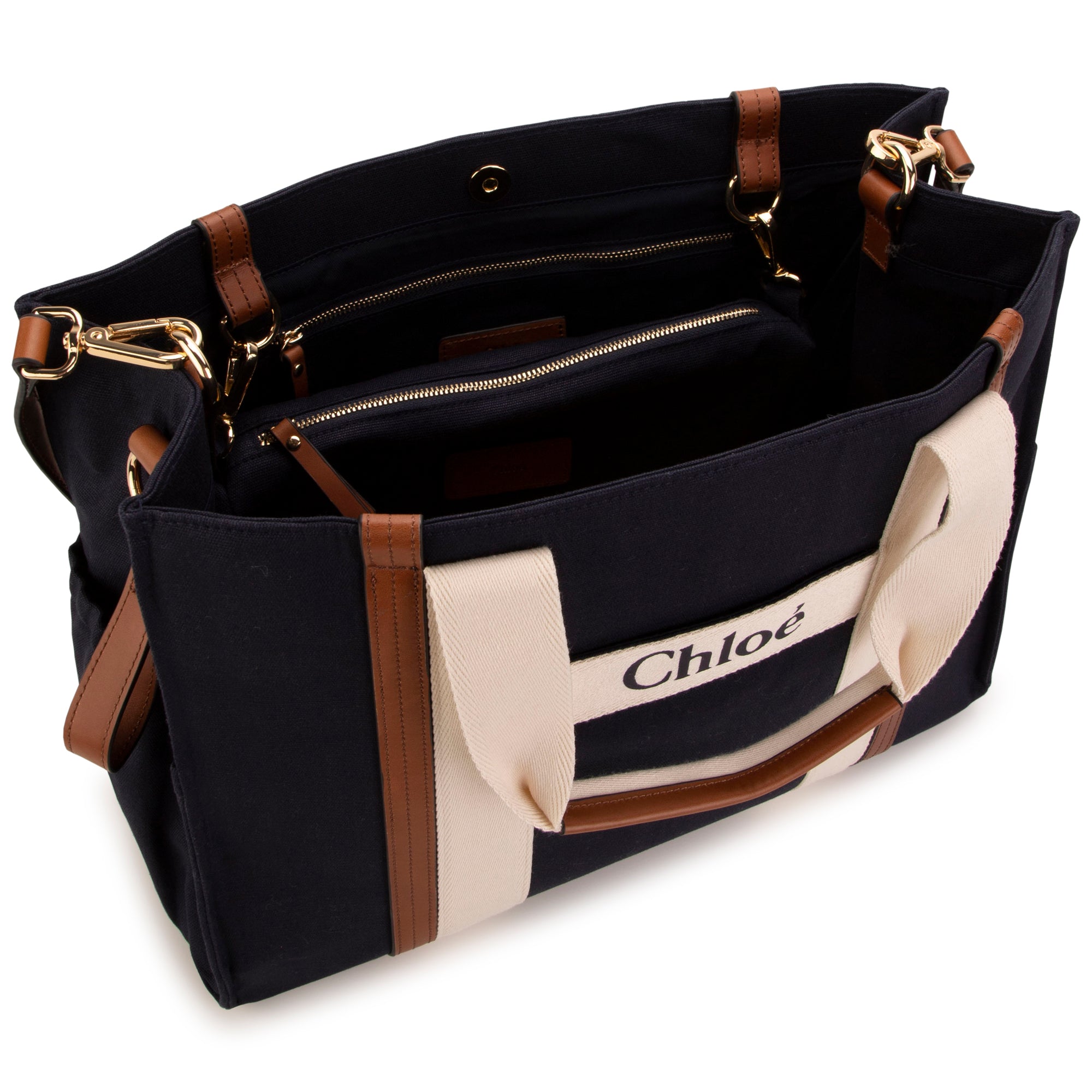 Girls Blue Logo Handbag