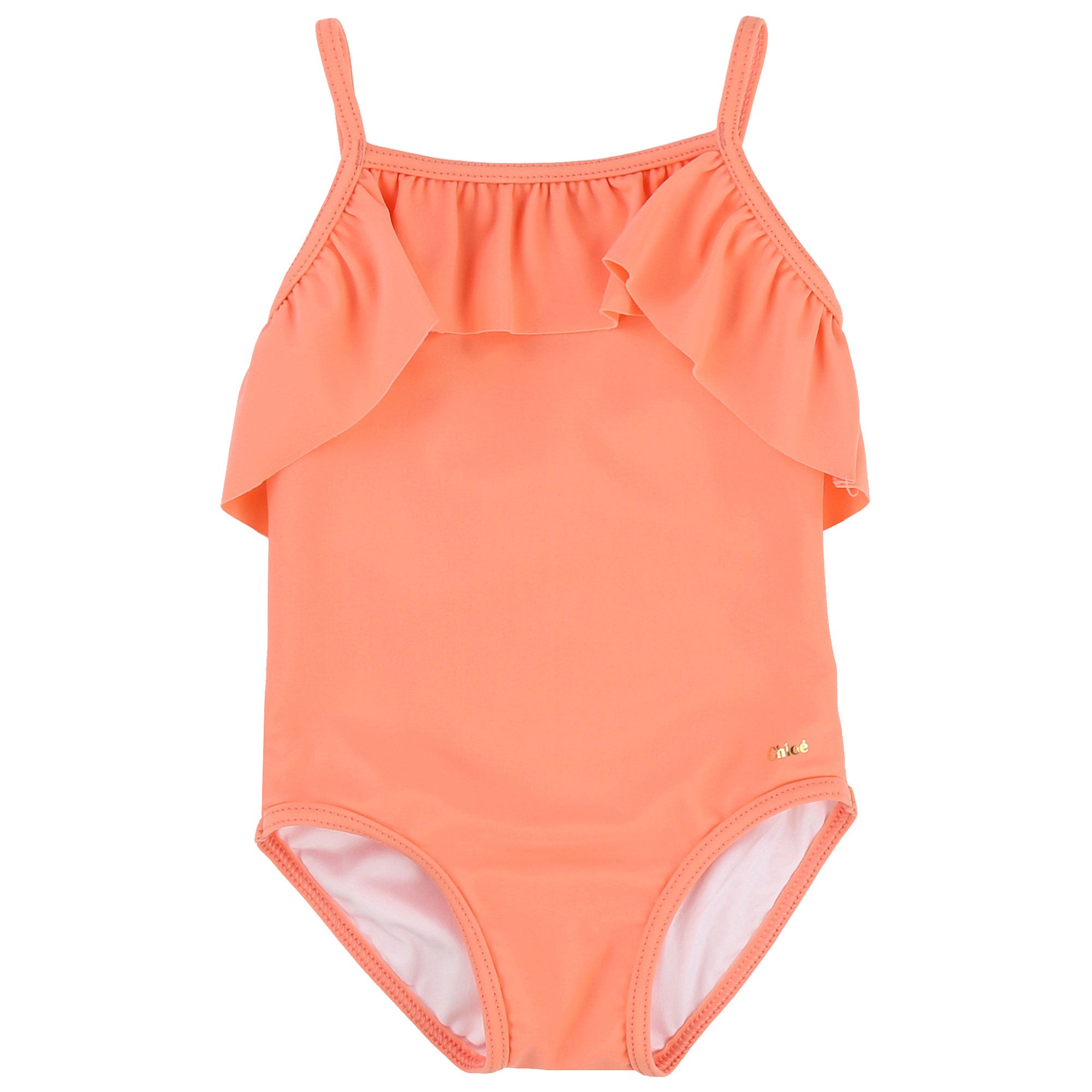 Baby Girls Peach Swimsuit - CÉMAROSE | Children's Fashion Store