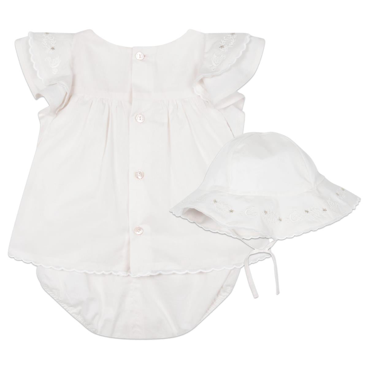 Baby Girls White Dress Set