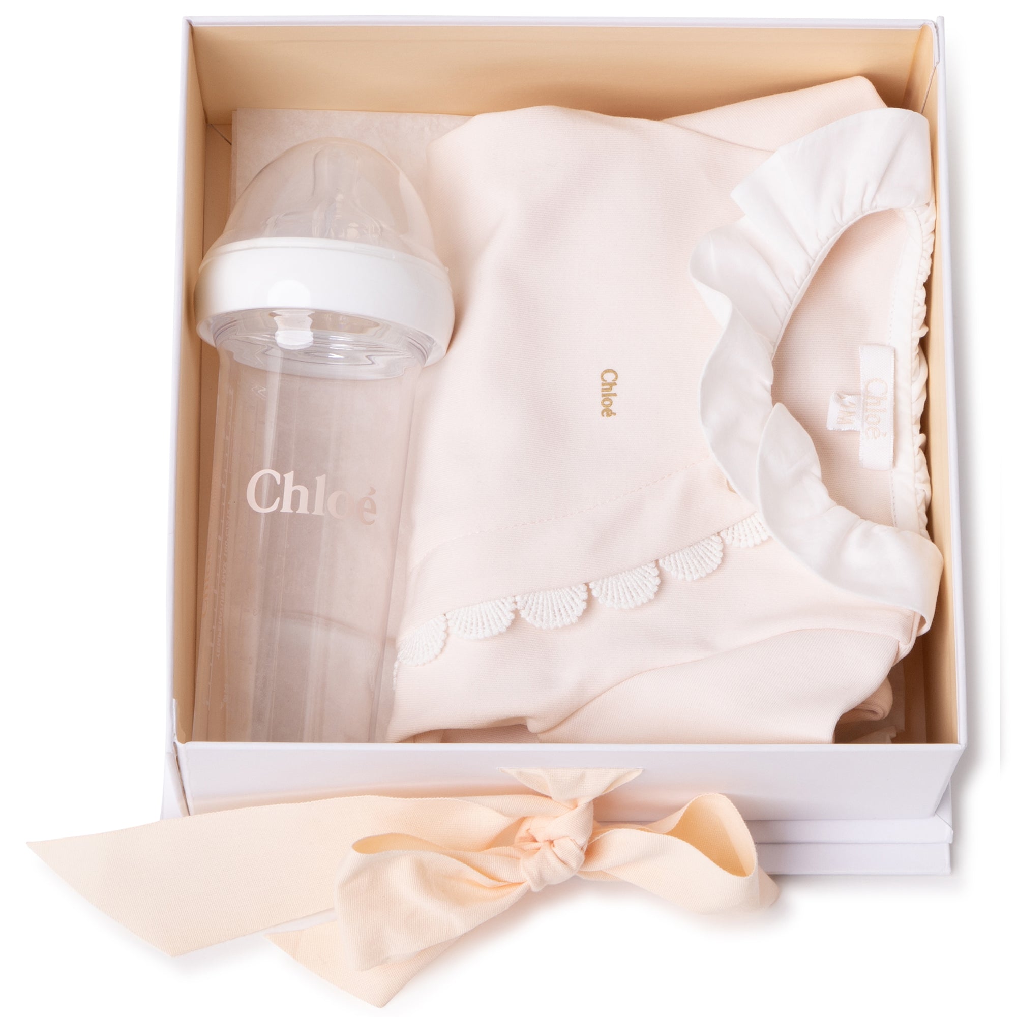 Baby Girls Pink Babysuit Set