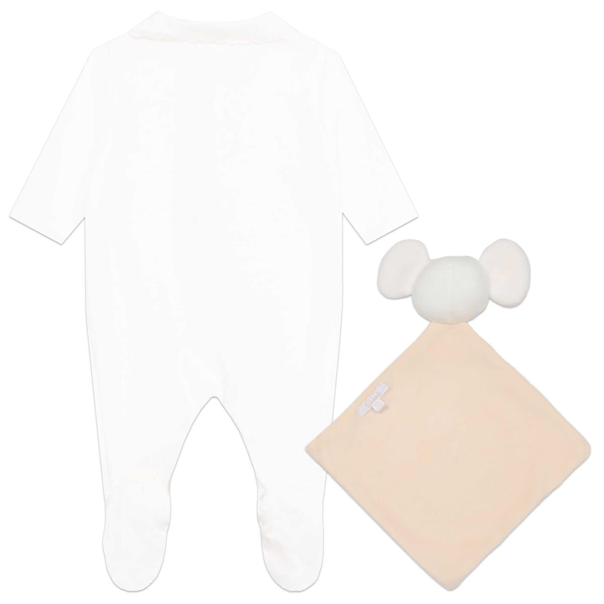 Baby Boys & Girls White Babysuit Set (2 Pack)