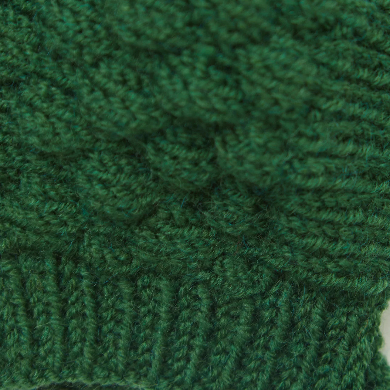 Baby Boys & Girls Green Wool Hat