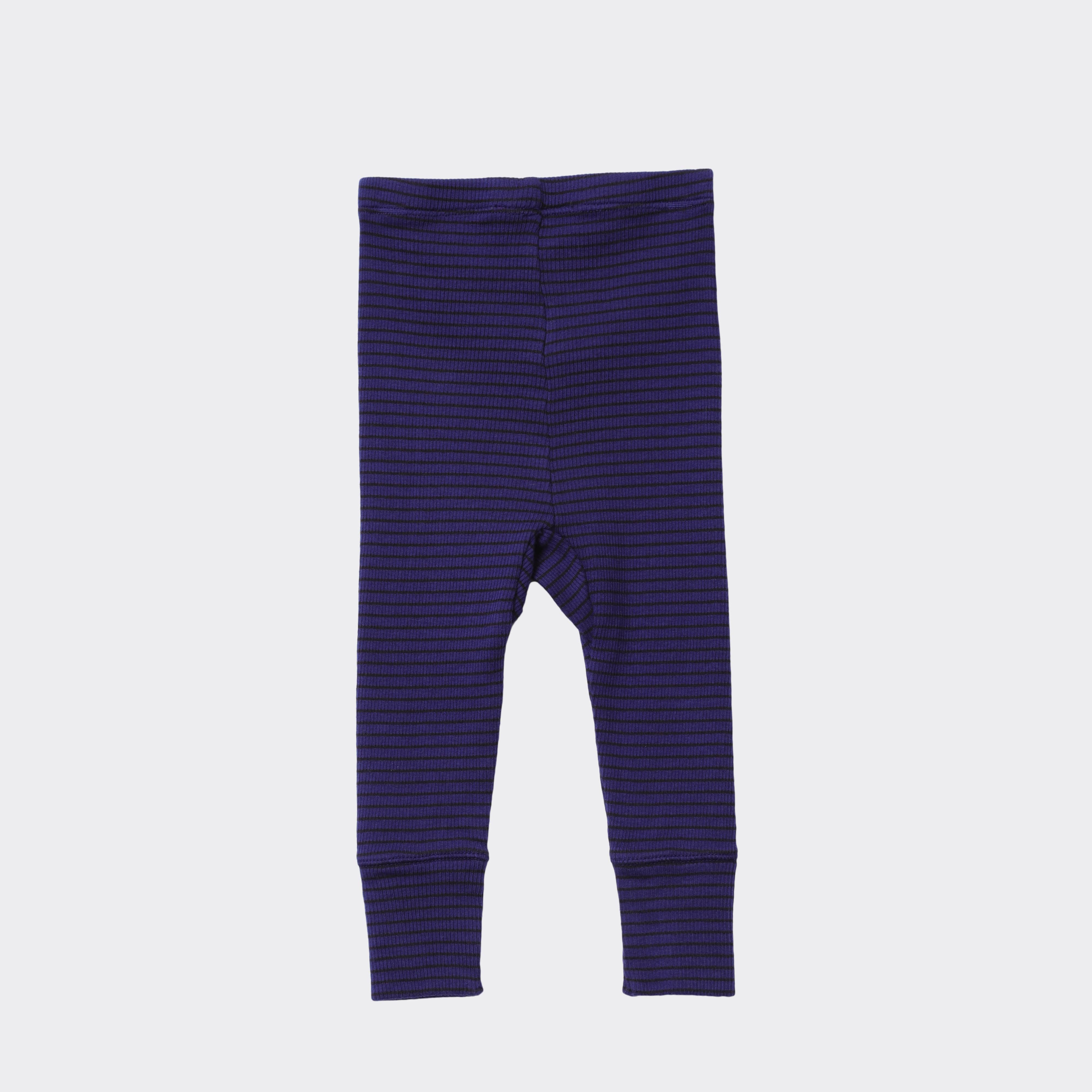 Baby Boys & Girls Blue Cotton Leggings