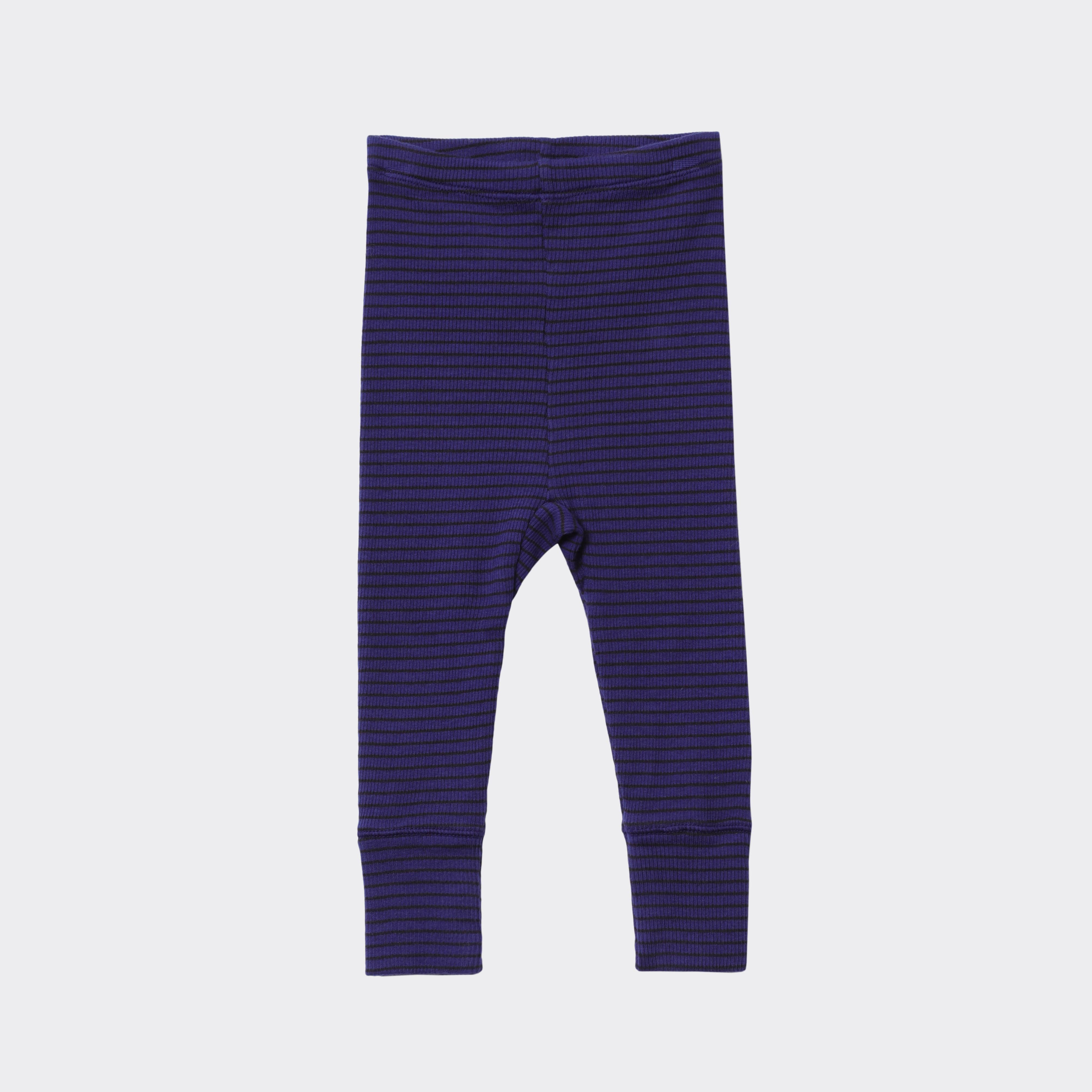 Baby Boys & Girls Blue Cotton Leggings